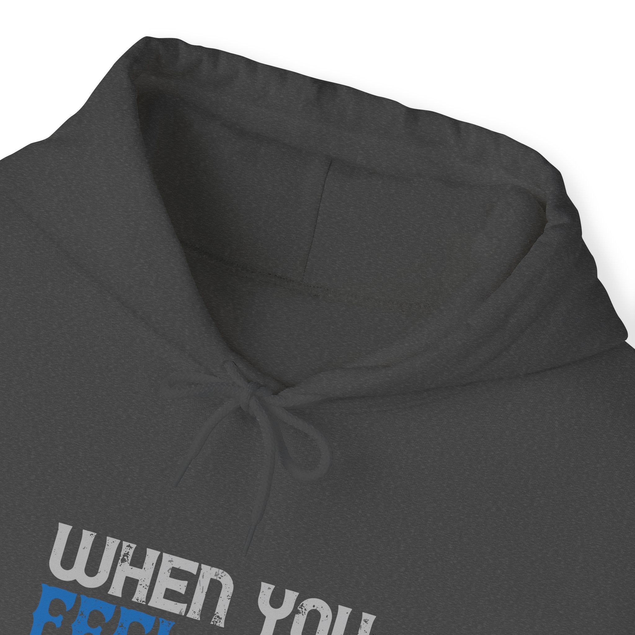 "When you feel like quitting think about why you started" Unisex Heavy Blend™ Hooded Sweatshirt