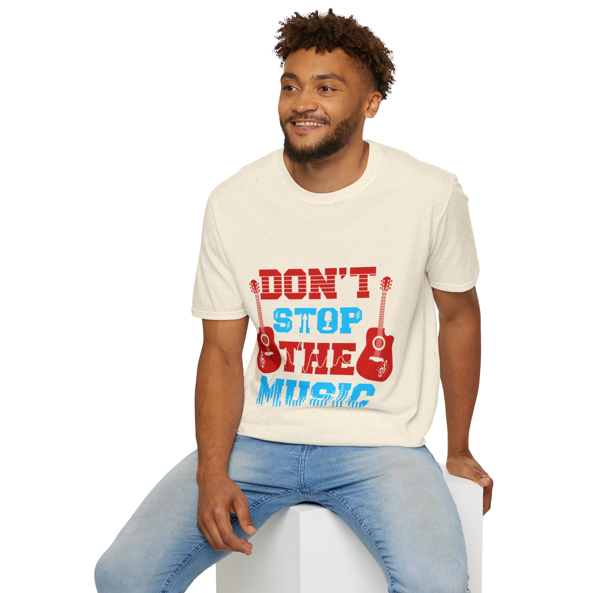 "Don't Stop The Music" Unisex Soft style T-Shirt