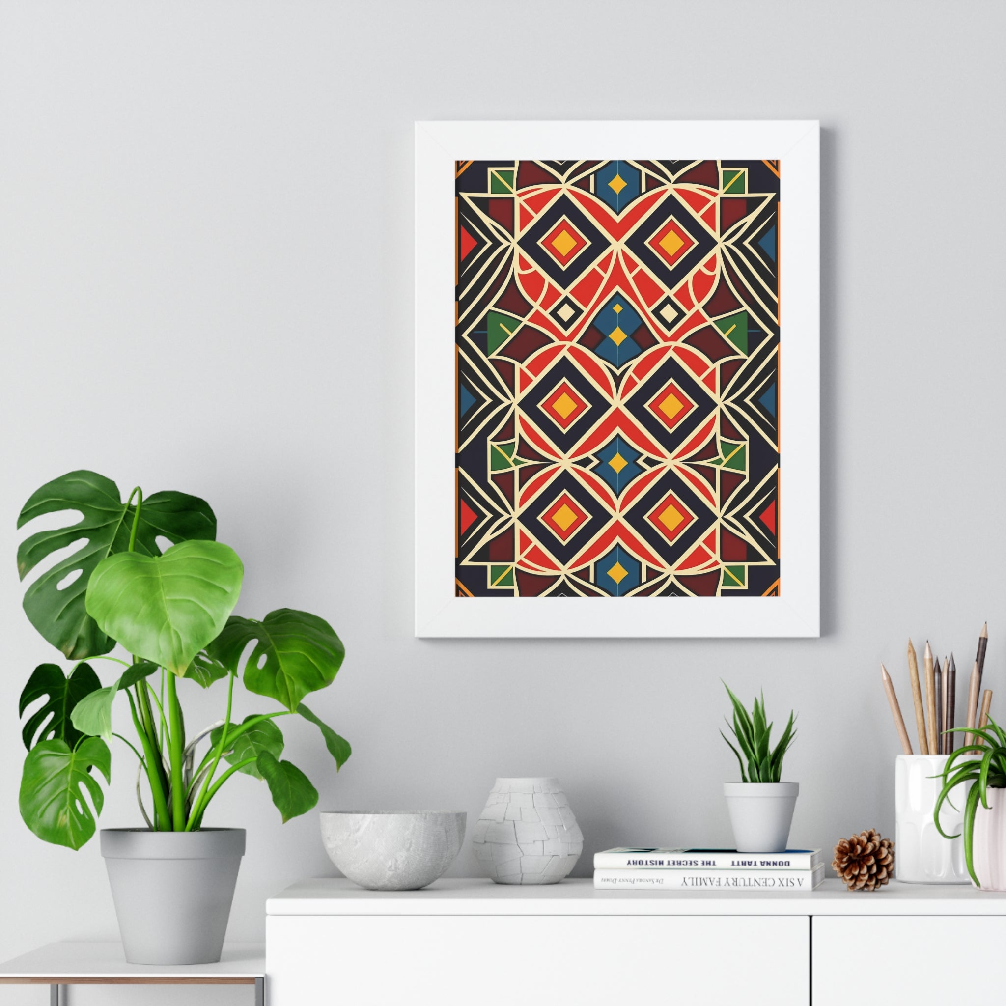 "BOHO" Framed Vertical Poster