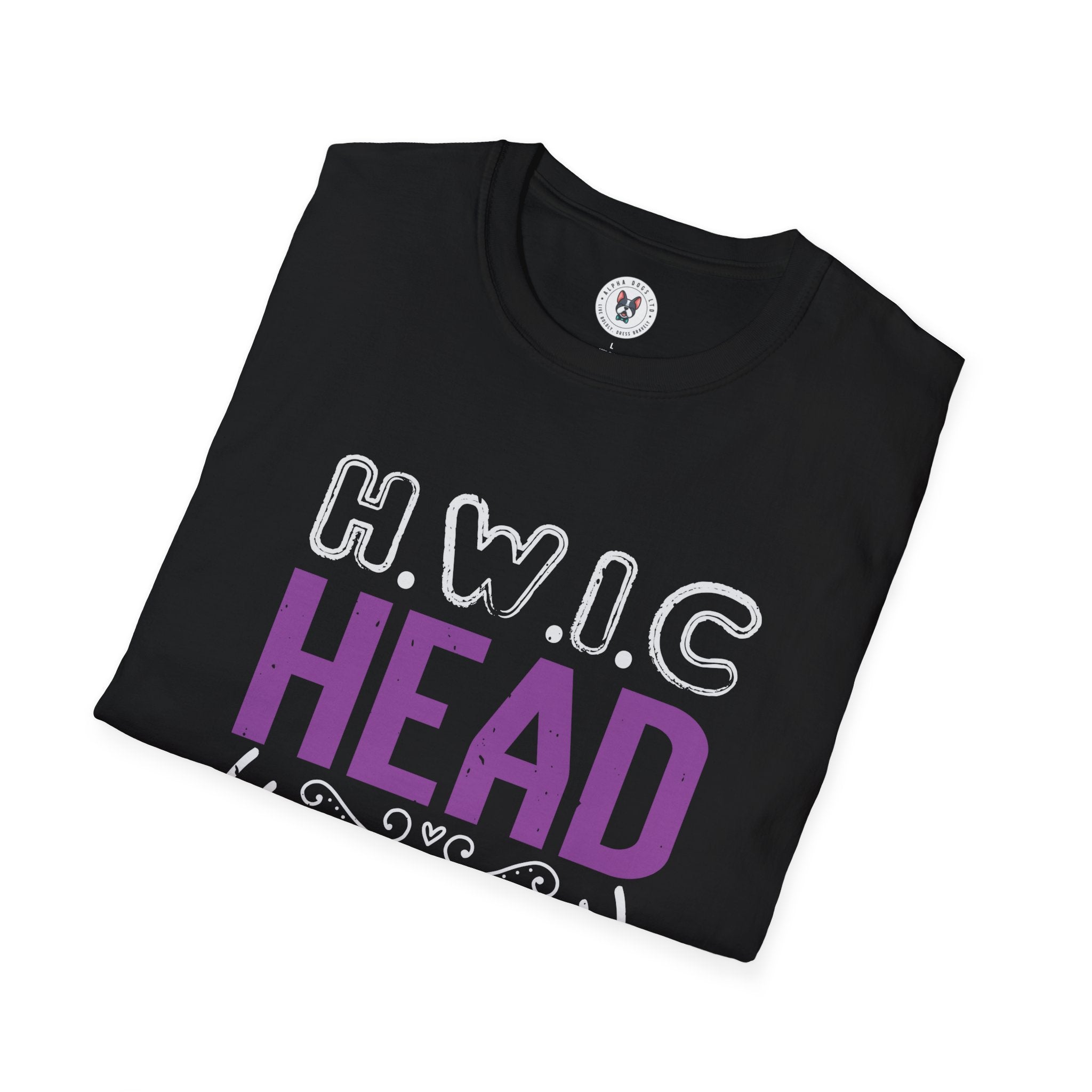 "H.W.I.C HEAD WITCH IN CHARGE" Unisex Soft style T-Shirt