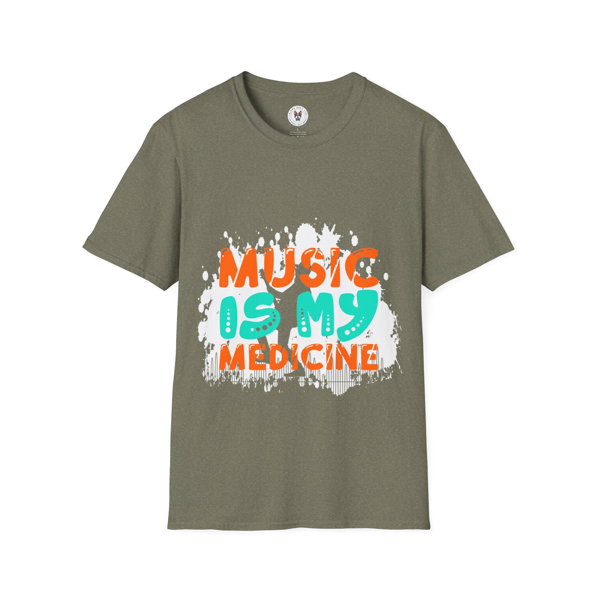 "Music In My Medicine" Unisex Soft style T-Shirt