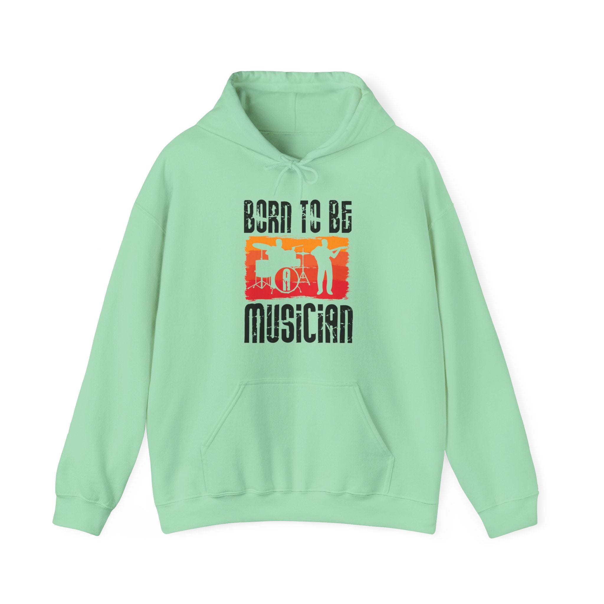 "Born To Be Musician"   Unisex Heavy Blend™ Hooded Sweatshirt