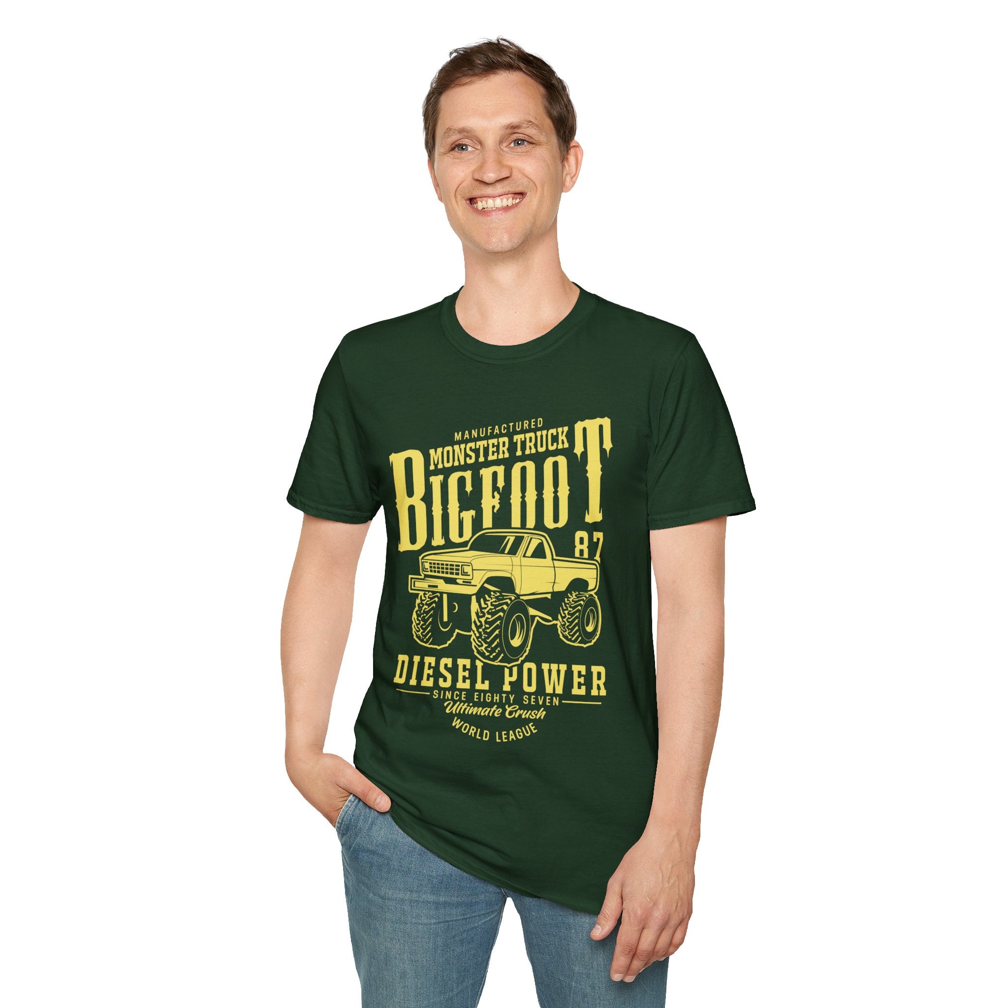 "BIGFOOT DIESEL POWER" Unisex Soft style T-Shirt