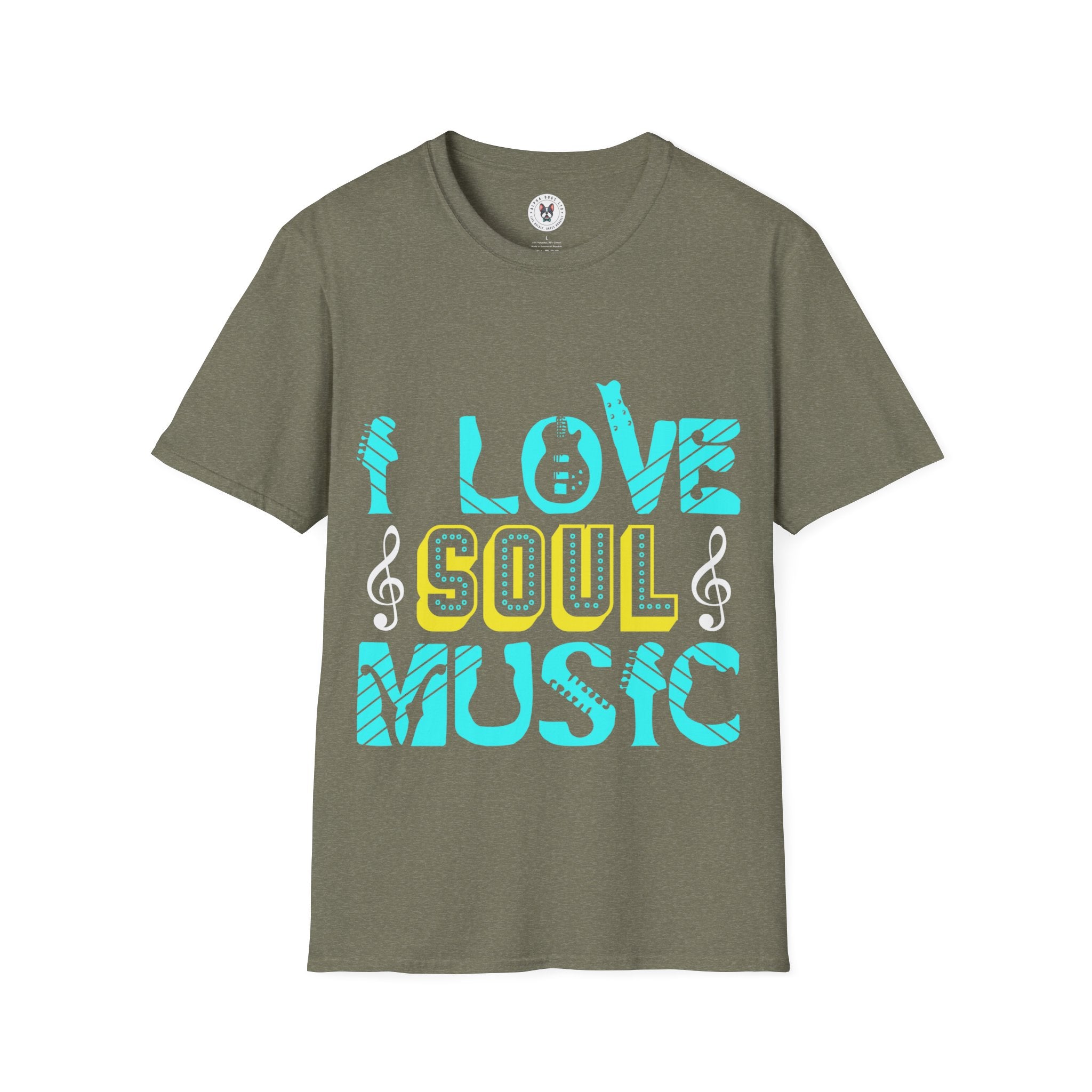 "I Love Soul Music" Unisex Soft style T-Shirt