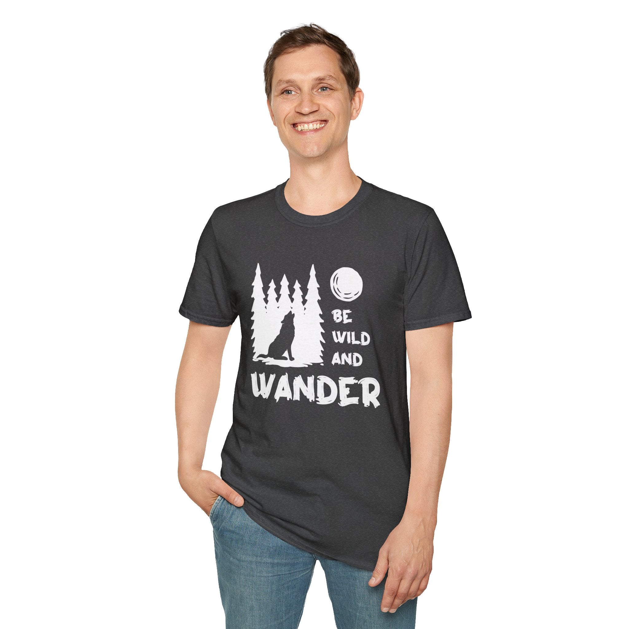 "Be WildAnd Wander" Unisex Softstyle T-Shirt