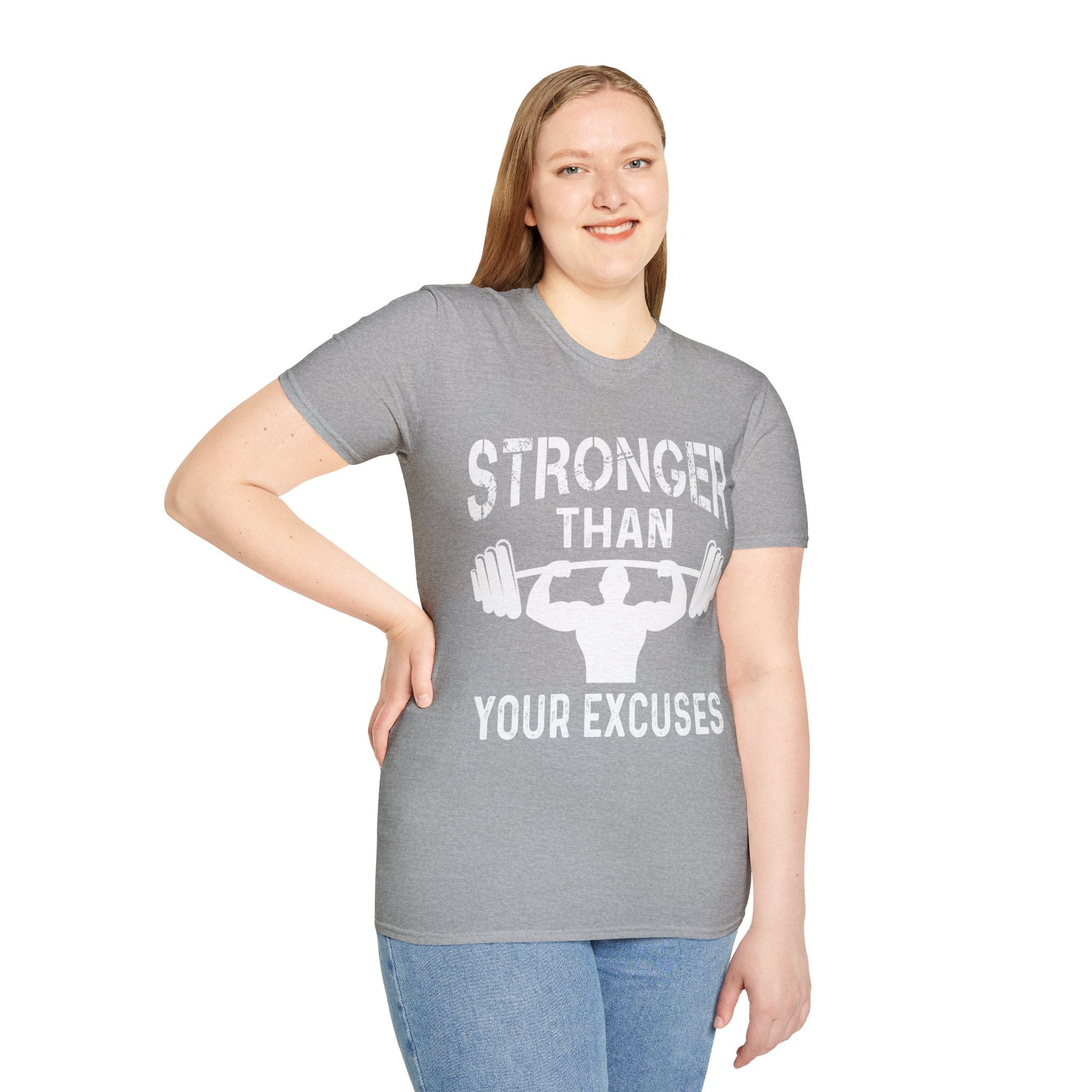 "Stronger Than Your Excuses" Unisex Soft style T-Shirt