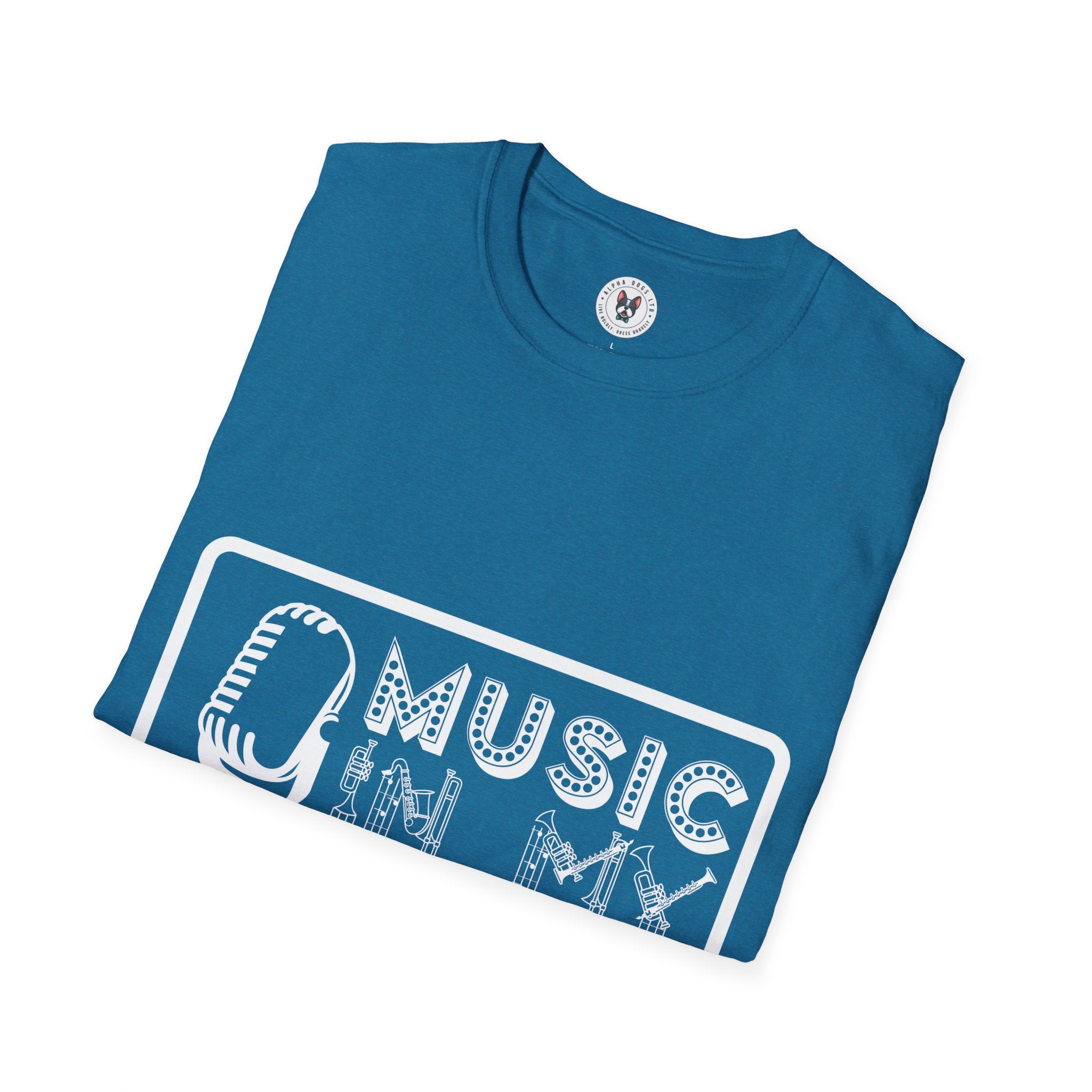 "Music In My Mind" Unisex Soft style T-Shirt