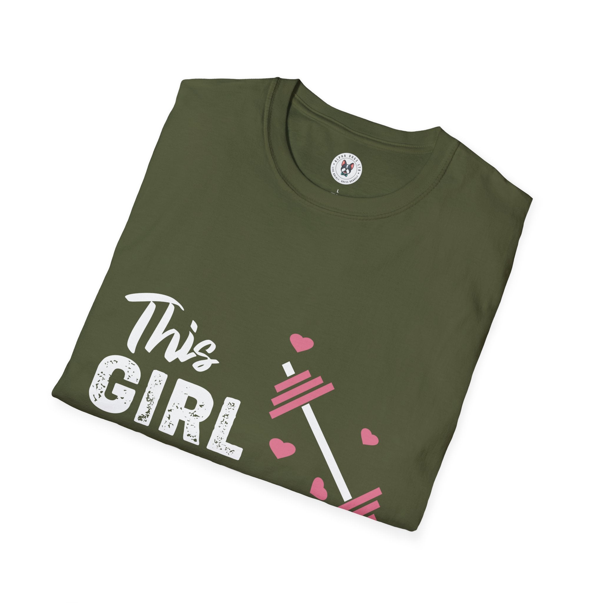 "The Girl Loves The Gym" Unisex Soft style T-Shirt