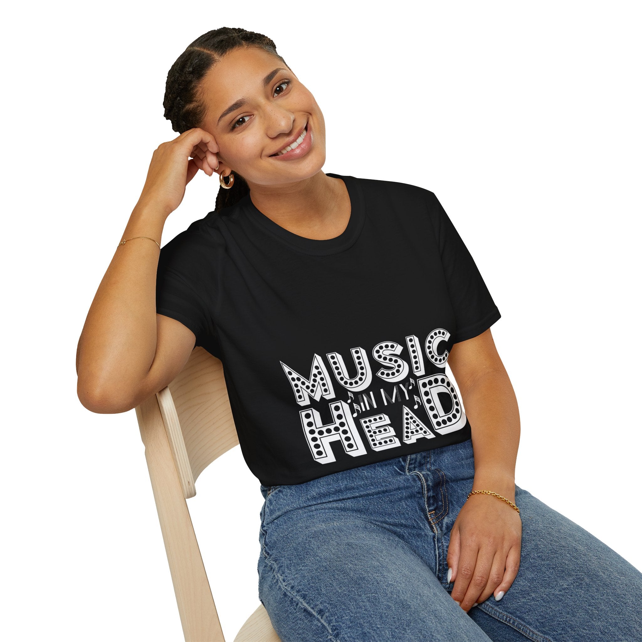 "Music In My Head" Unisex Soft style T-Shirt