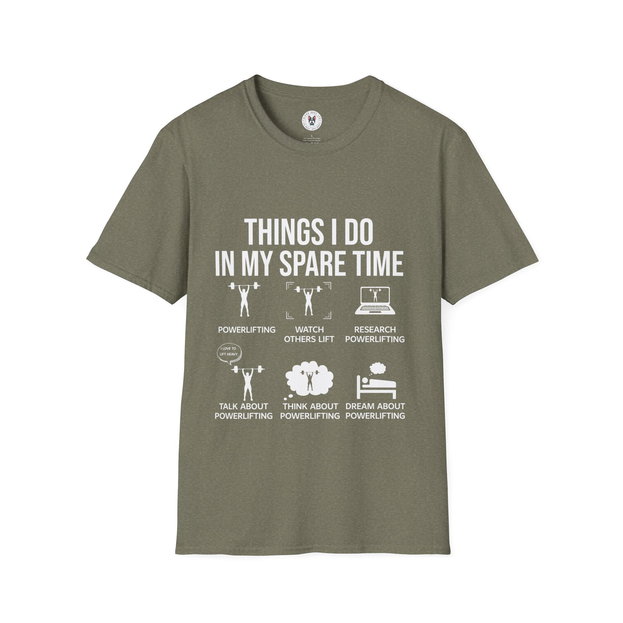 "Things I Do In My Spare Time"  Unisex Soft style T-Shirt