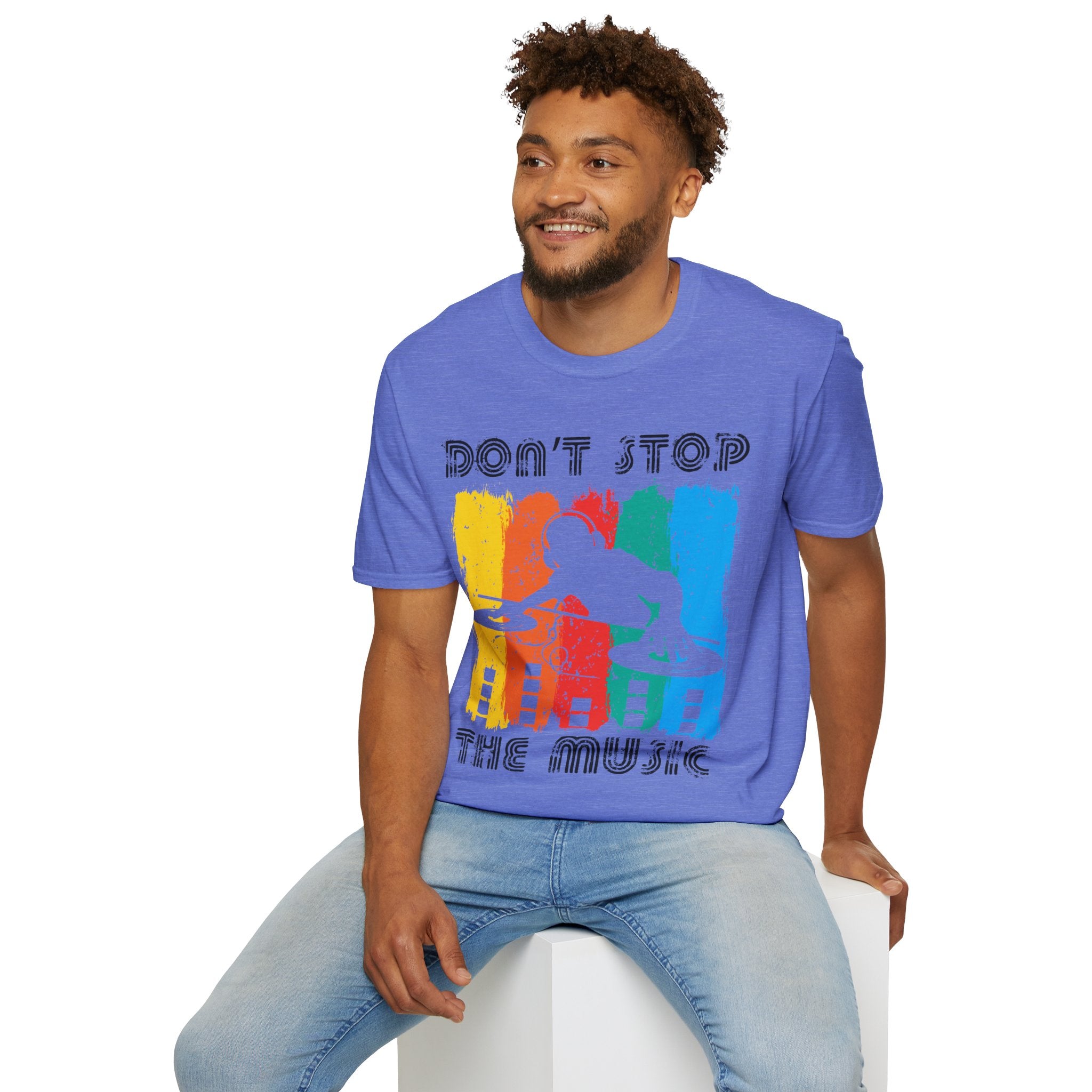 "Don't Stop the Music" Unisex Soft style T-Shirt