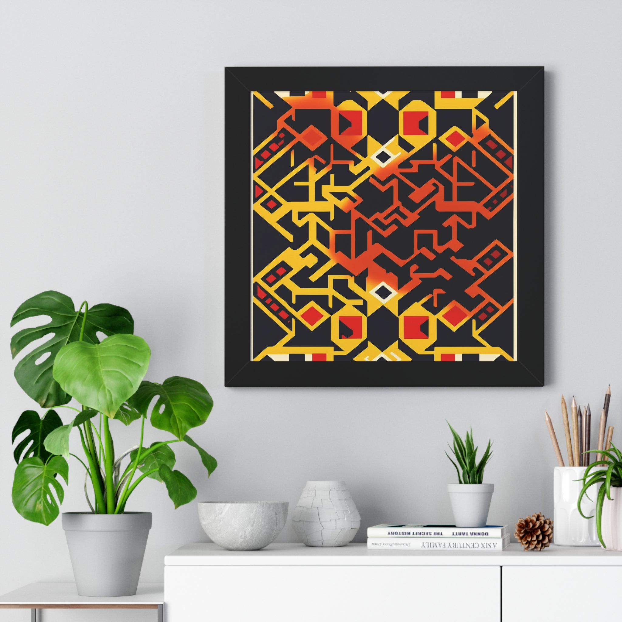 "BOHO" Framed Vertical Poster