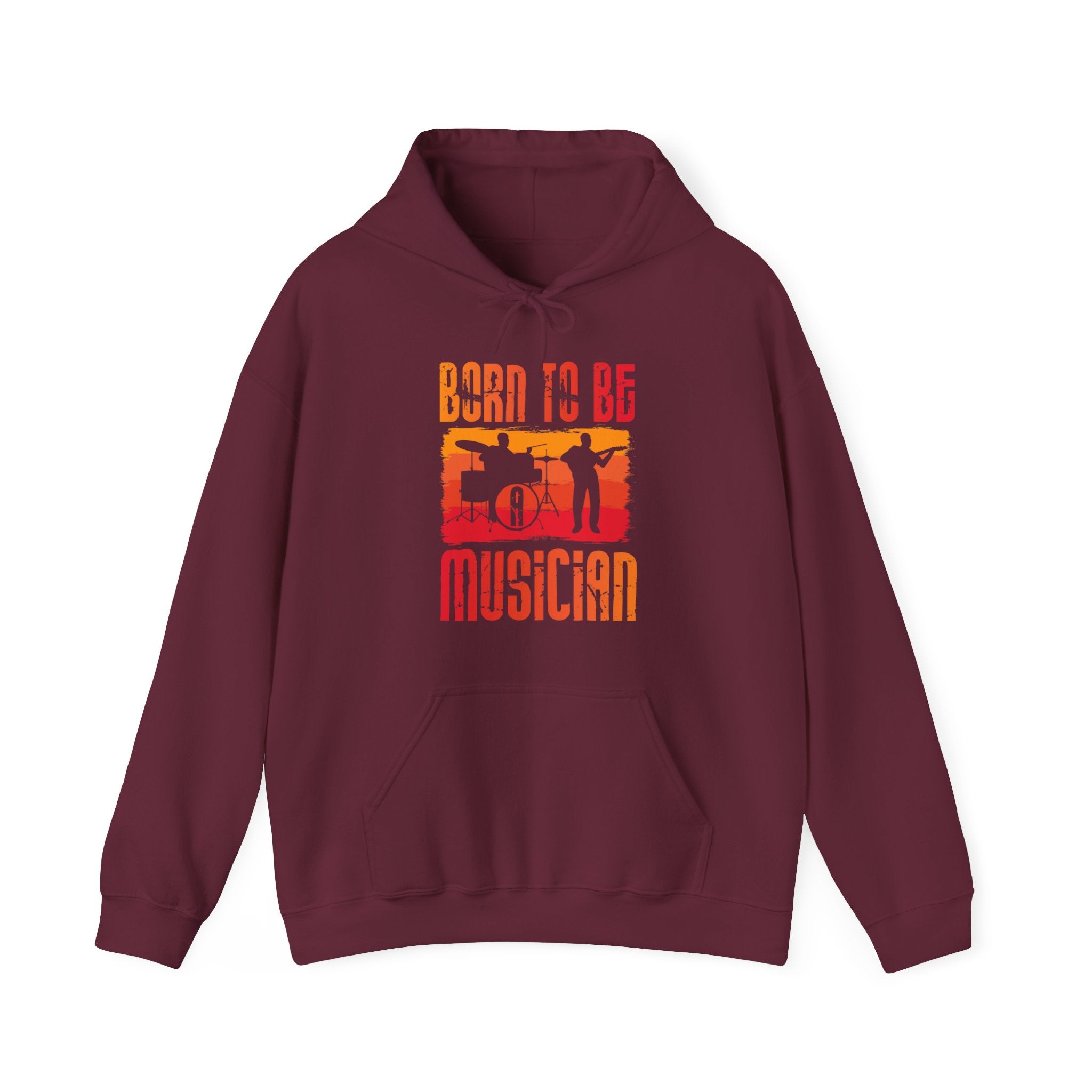 "Born To Be Musician"   Unisex Heavy Blend™ Hooded Sweatshirt