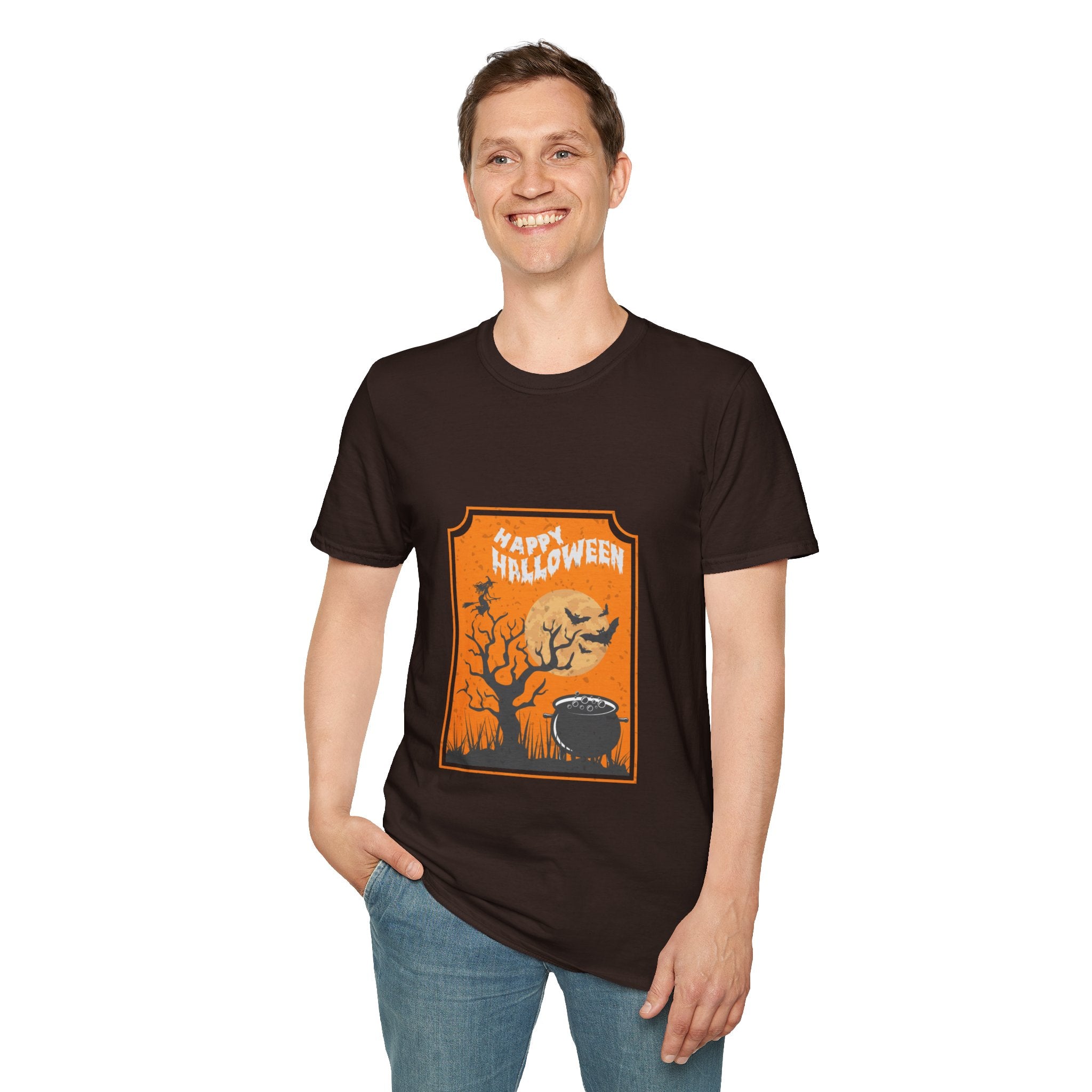 "HAPPY HALLOWEEN" Unisex Soft style T-Shirt