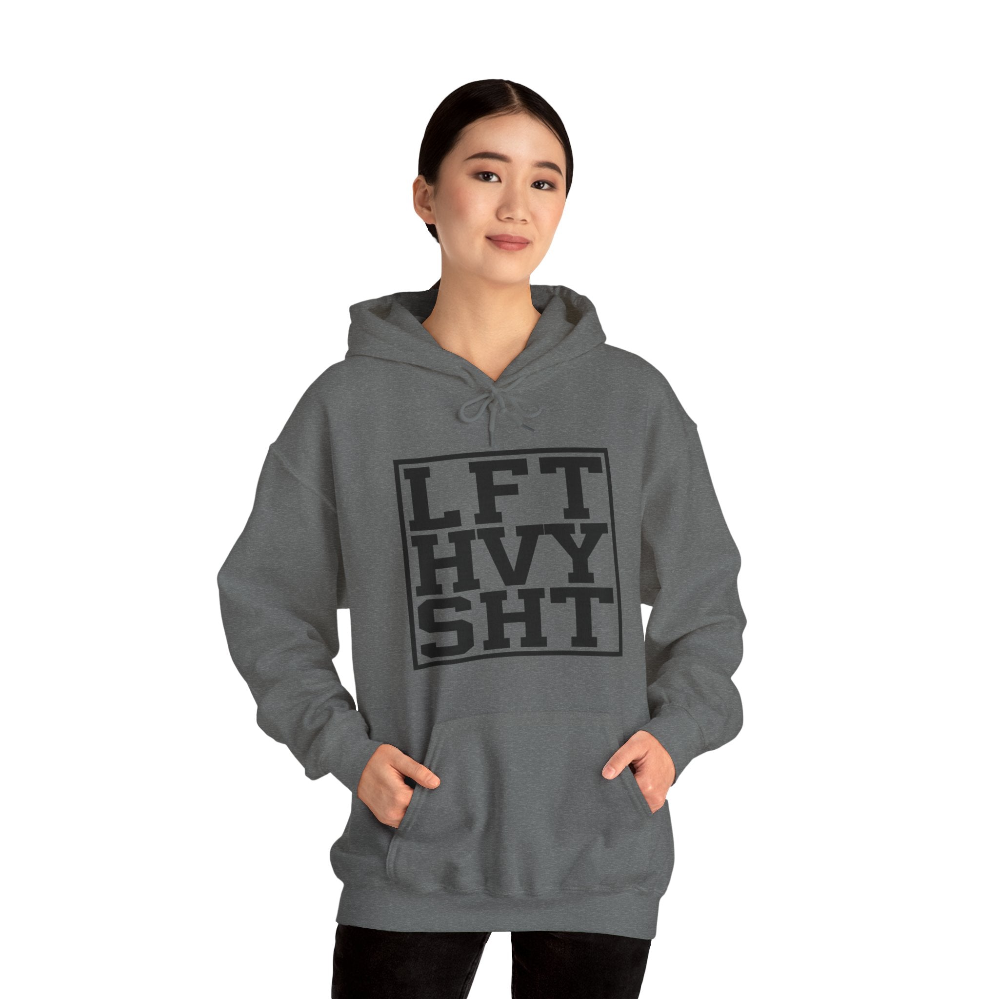 "Lift Heavy Shit" Unisex Heavy Blend™ Hooded Sweatshirt