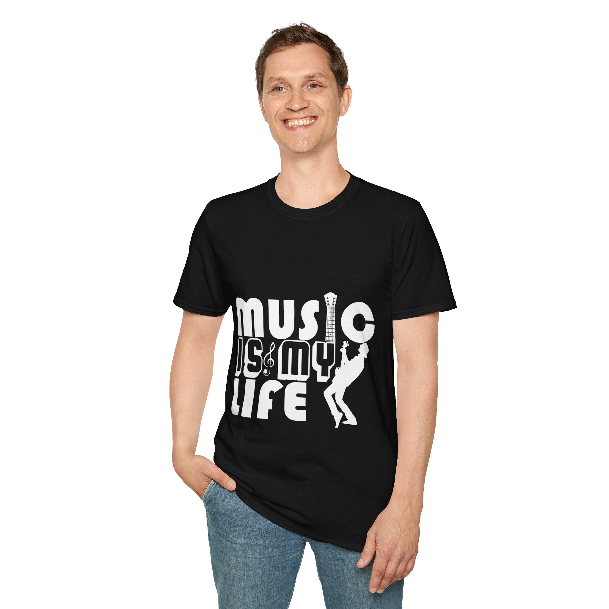 "Music In My Life" Unisex Soft style T-Shirt