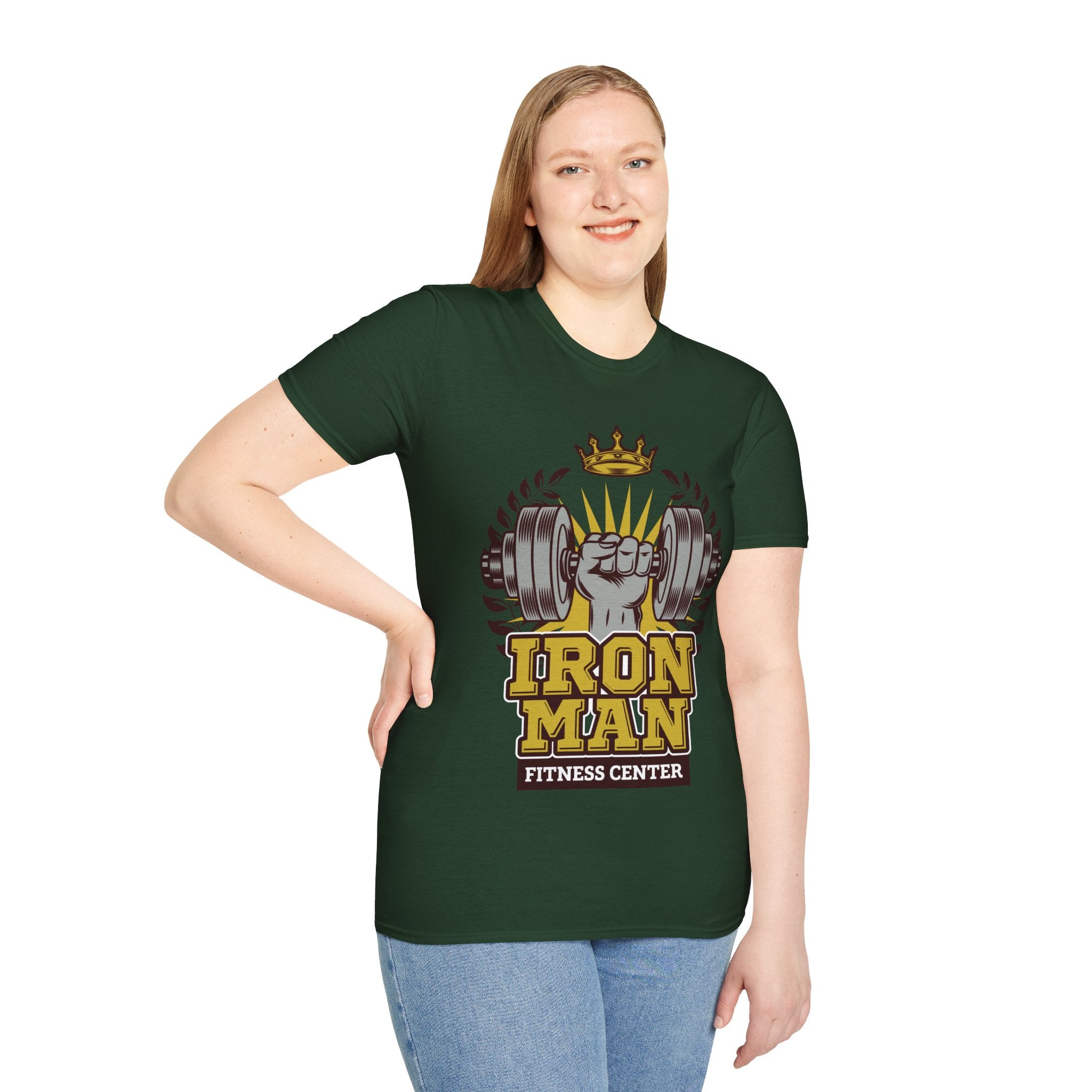 "IronMan Fitness Centre" Unisex Soft style T-Shirt