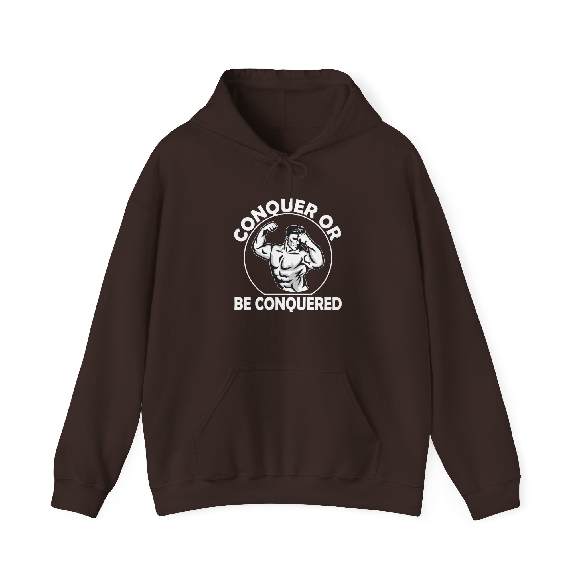 "Conquer Or Conquered" Unisex Heavy Blend™ Hooded Sweatshirt