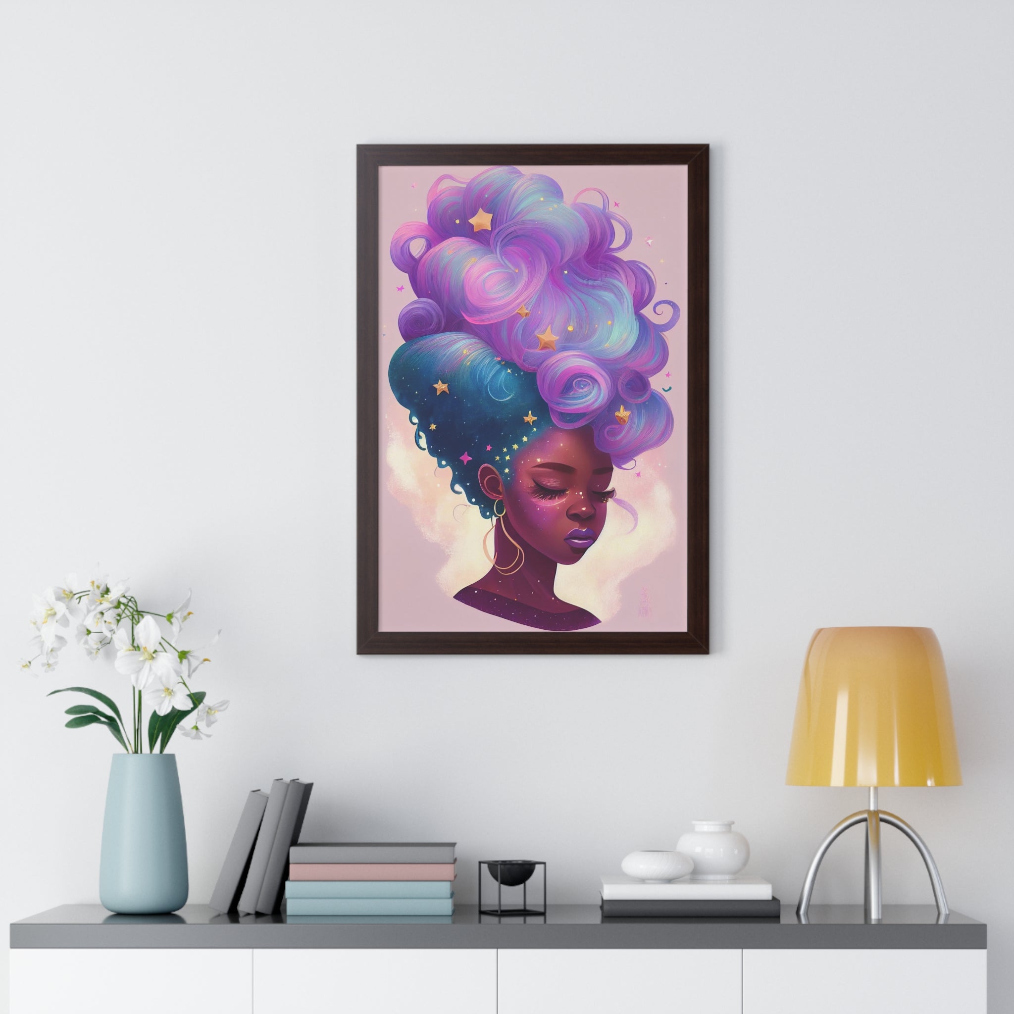 "BLACK GIRL MAGIC" Framed Vertical Poster