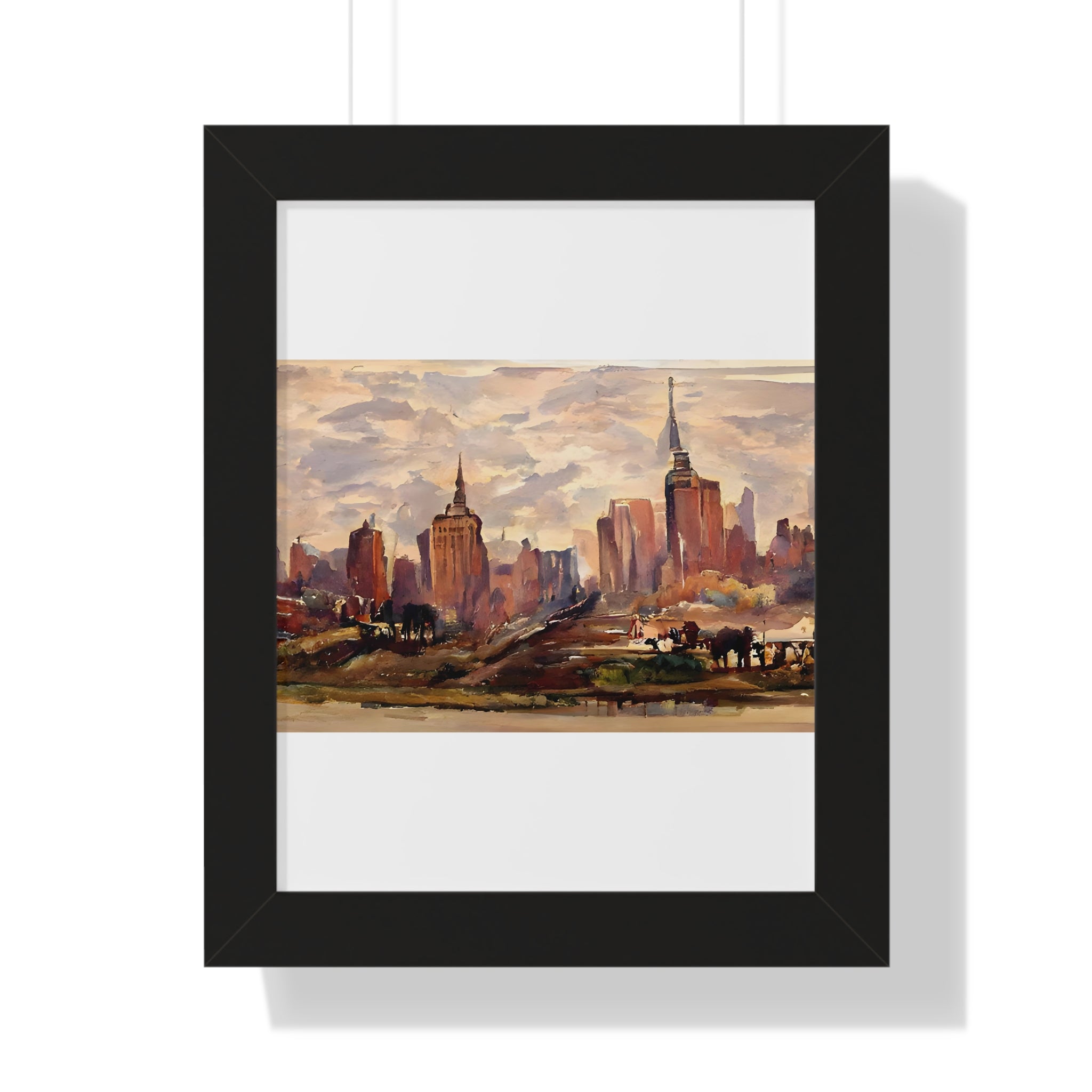 "ARCHITECTURE" Framed Vertical Poster