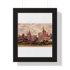 "ARCHITECTURE" Framed Vertical Poster