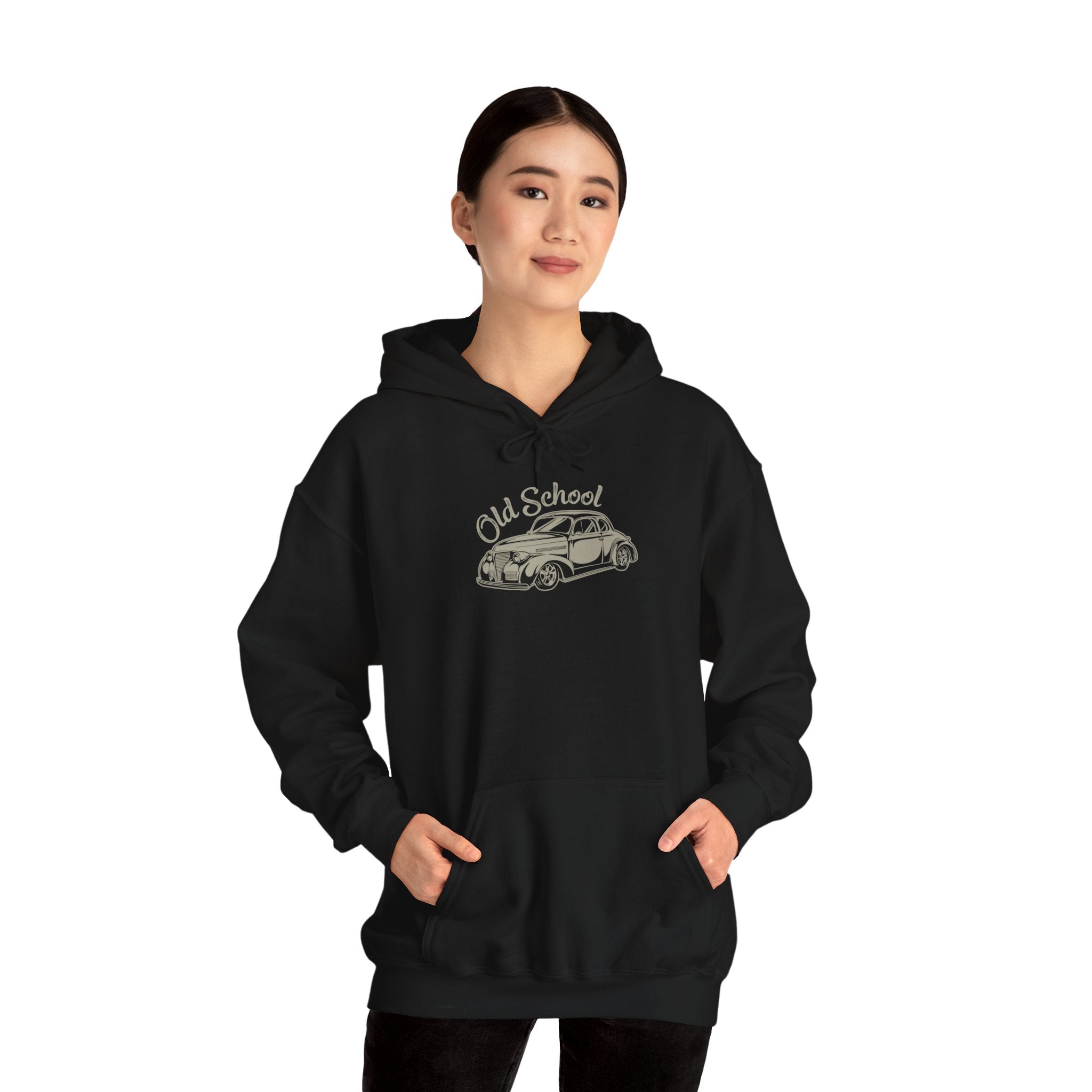 "OLD SCHOOL" Unisex Heavy Blend™ Hooded Sweatshirt