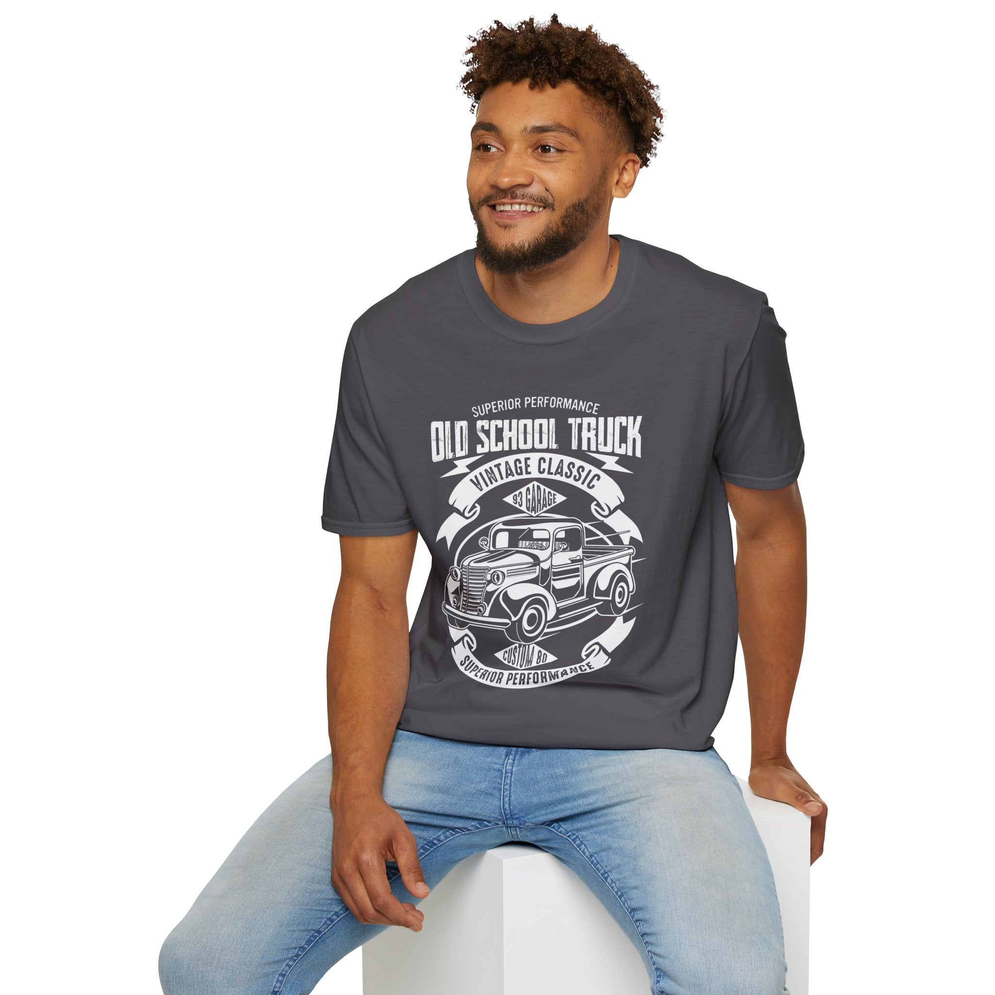 "OLD SCHOOL TRUCK" Unisex Soft style T-Shirt