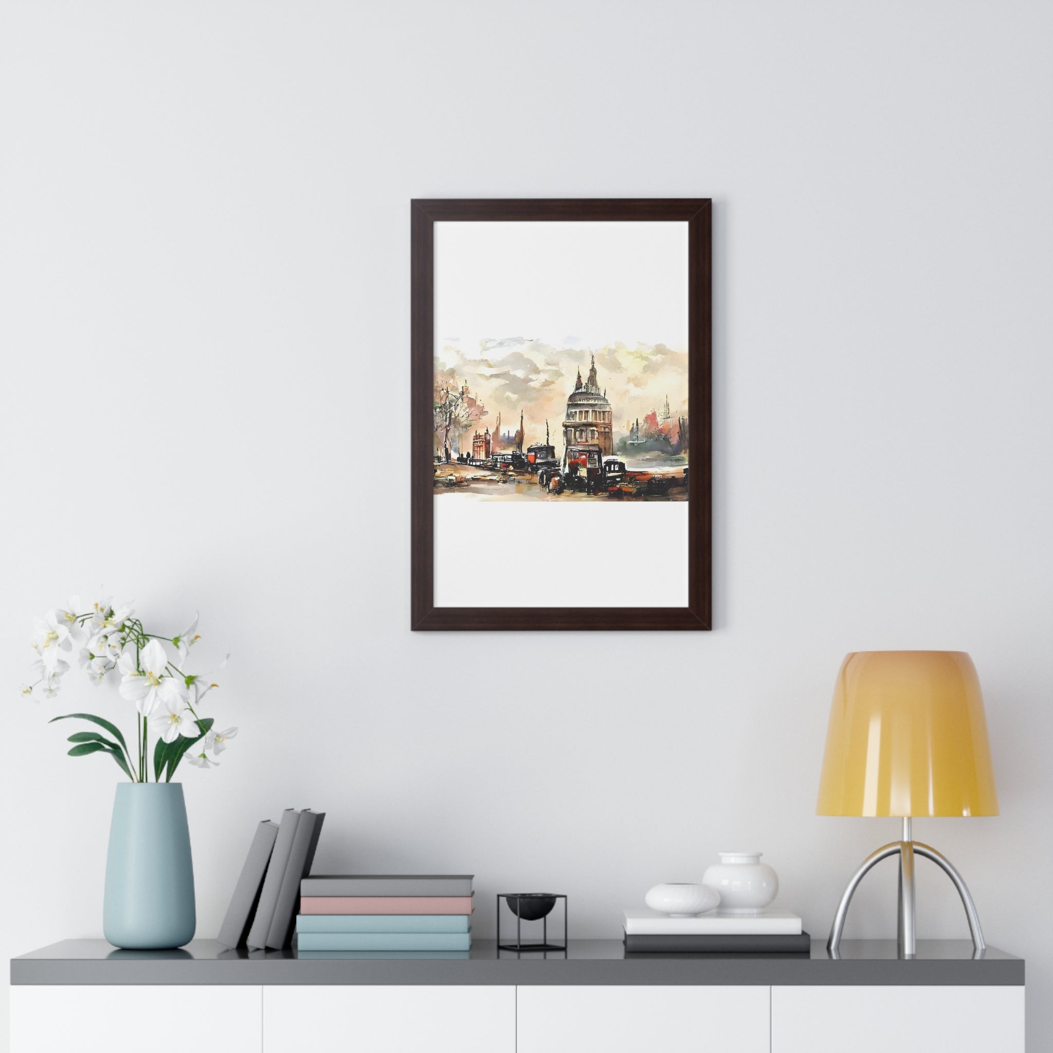 "ARCHITECTURE" Framed Vertical Poster