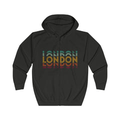 LONDON Unisex Full Zip Hoodie