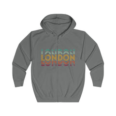 LONDON Unisex Full Zip Hoodie