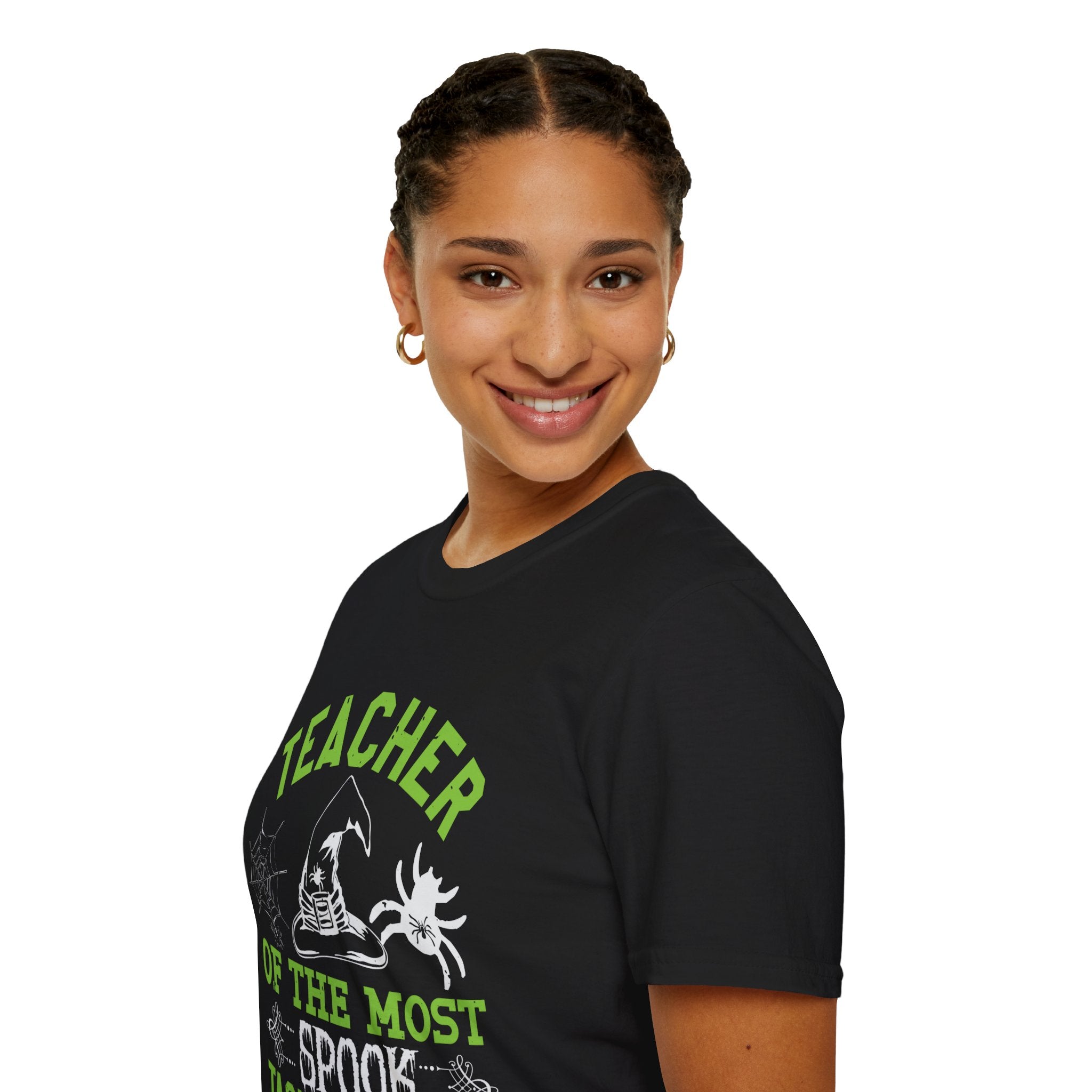 "TEACHER OF THE MOST SPOOK TACULAR KIDS" Unisex Soft style T-Shirt