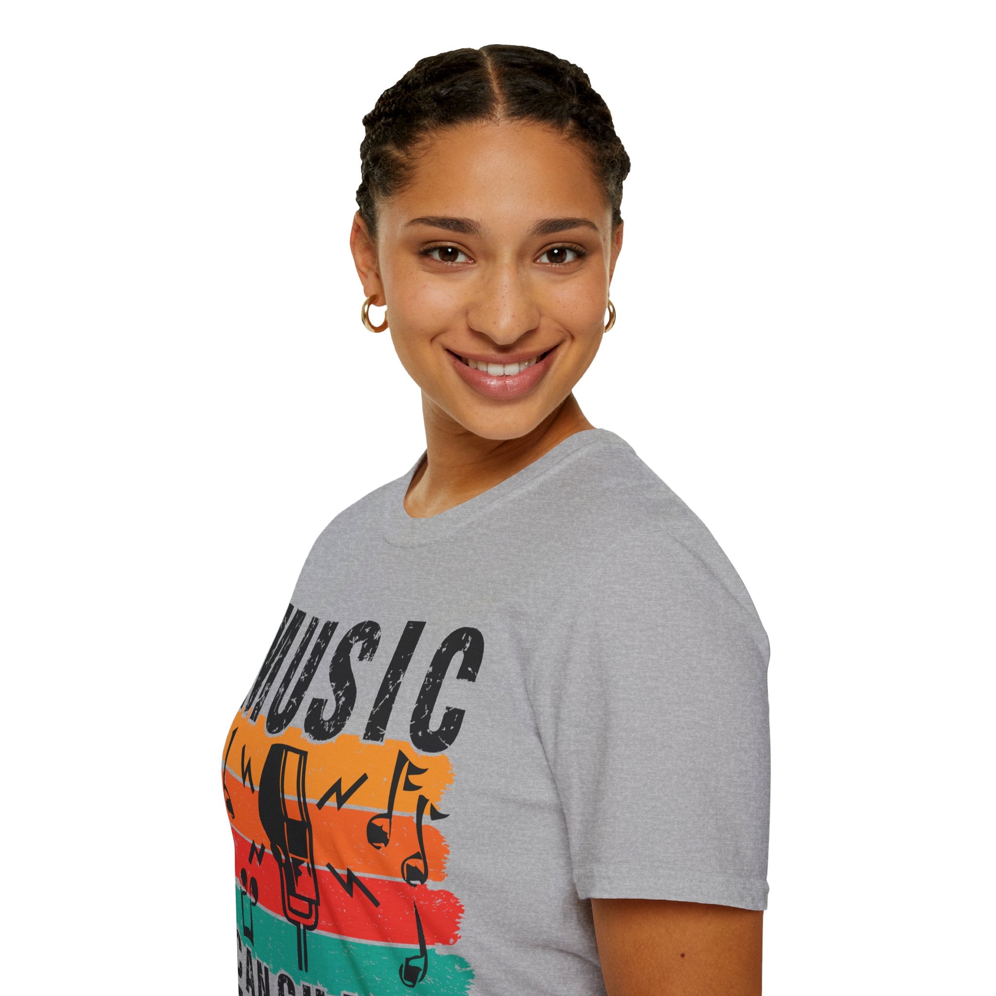 "Music Can Change The World" Unisex Soft style T-Shirt