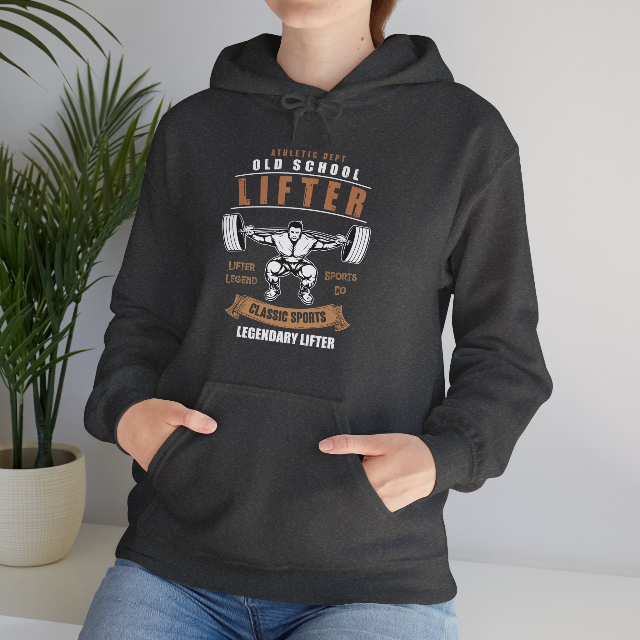 "Old School Lifter" Unisex Heavy Blend™ Hooded Sweatshirt