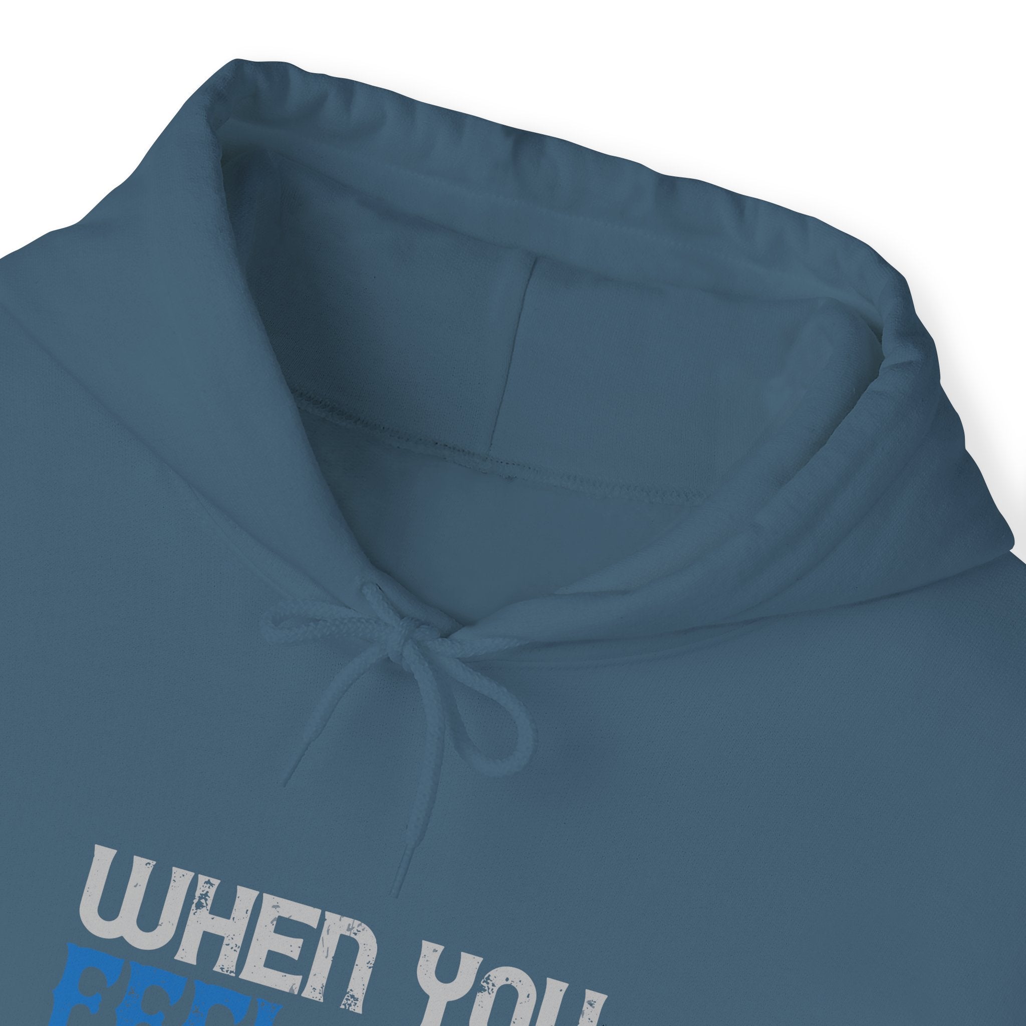 "When you feel like quitting think about why you started" Unisex Heavy Blend™ Hooded Sweatshirt