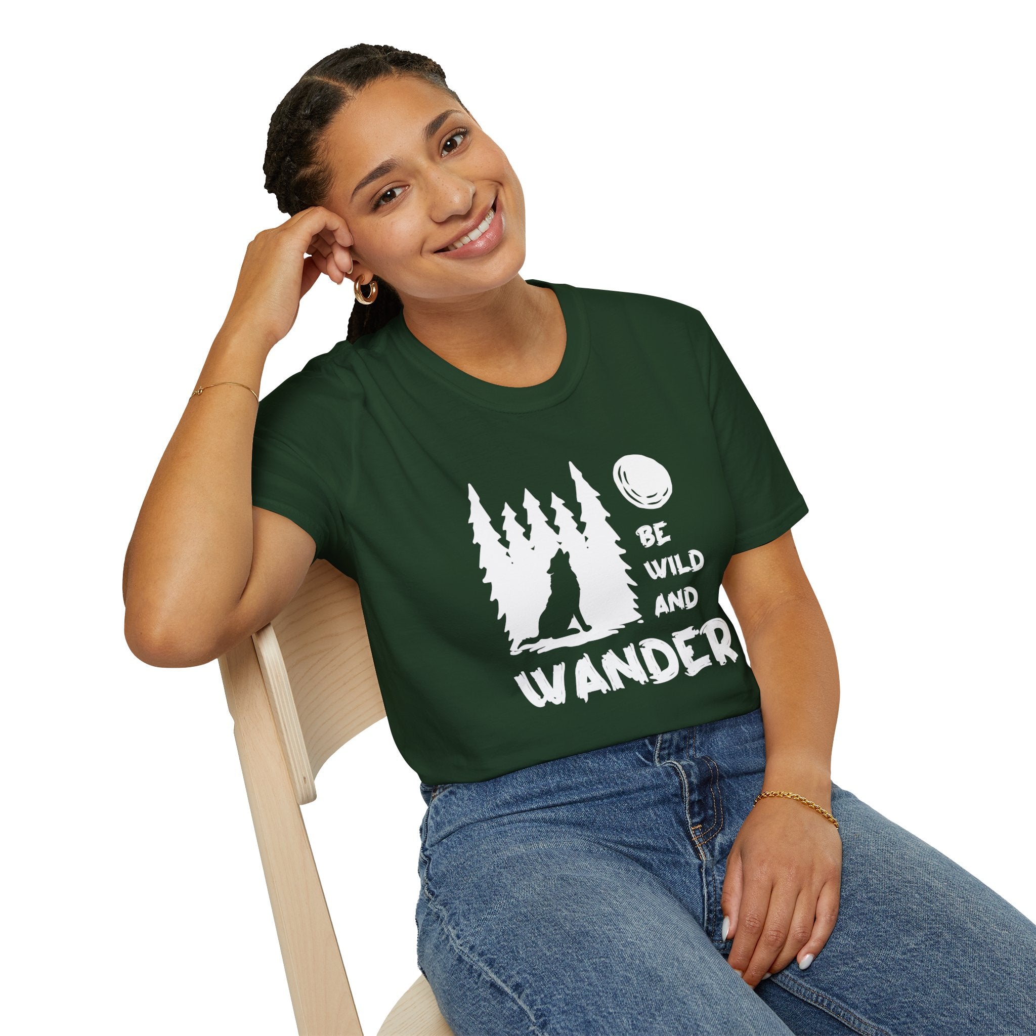 "Be WildAnd Wander" Unisex Softstyle T-Shirt