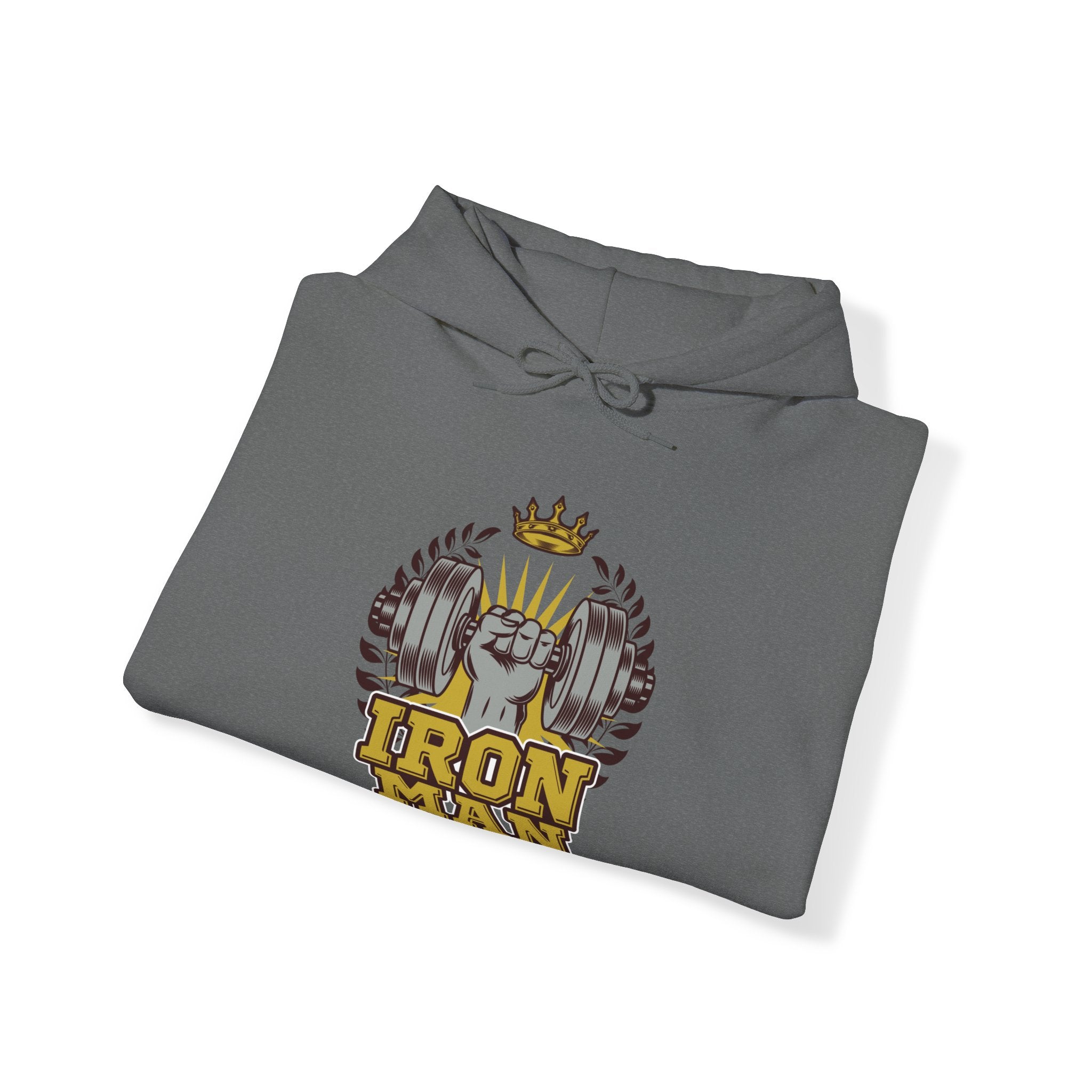 "IronMan Fitness Centre" Unisex Heavy Blend™ Hooded Sweatshirt