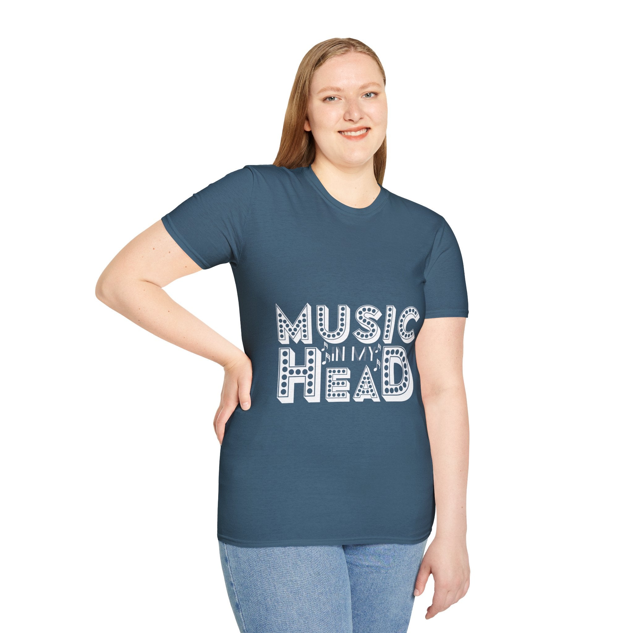 "Music In My Head" Unisex Soft style T-Shirt