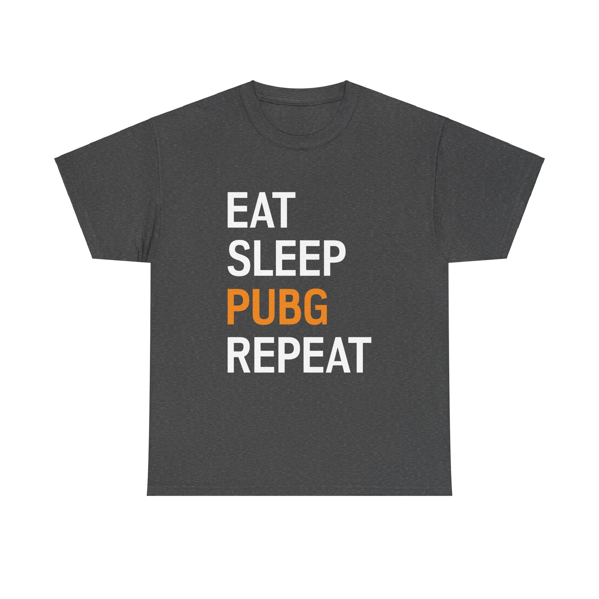 "Eat Sleep PUBG Repeat" Unisex Heavy Cotton Tee