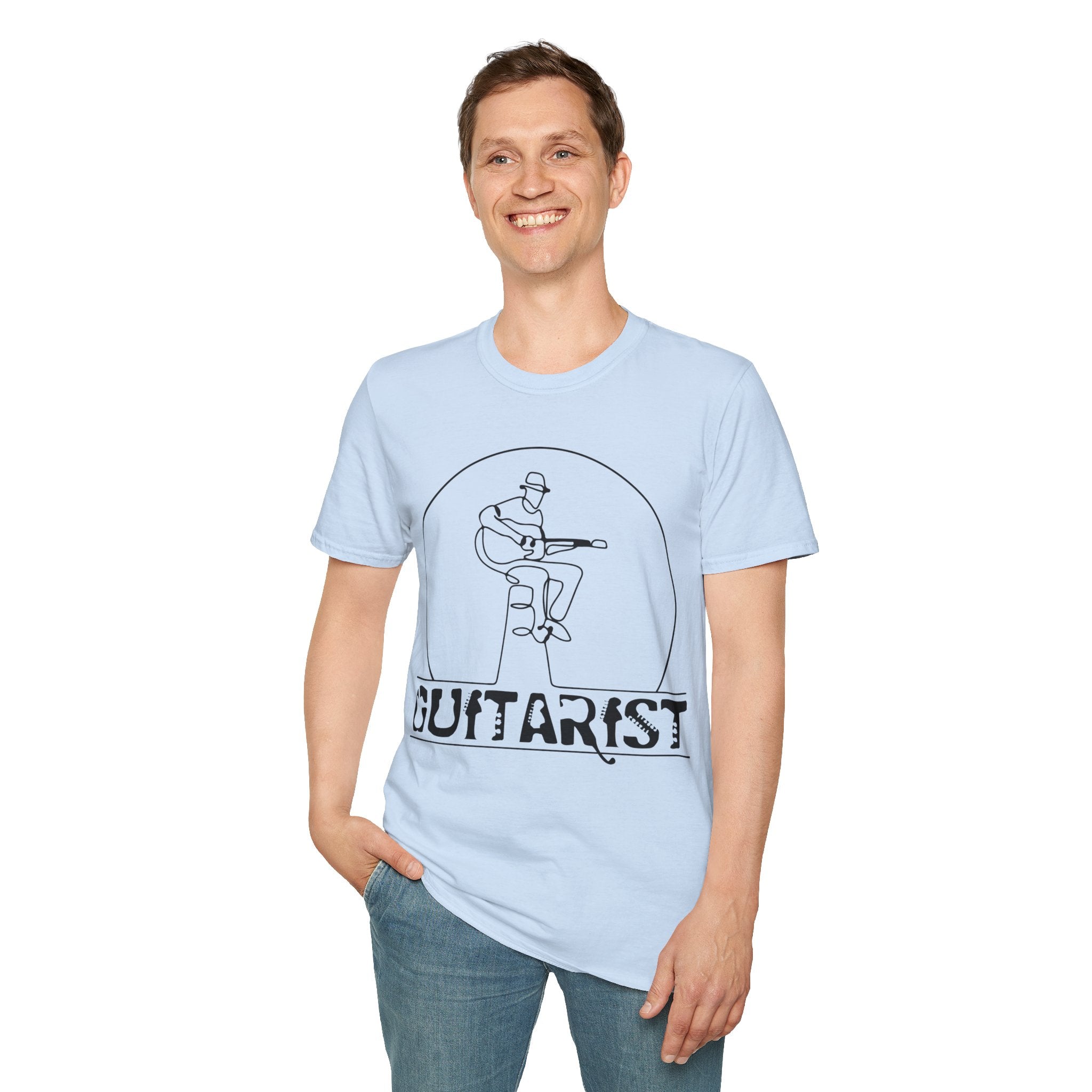 "Guitarist" Unisex Soft style T-Shirt