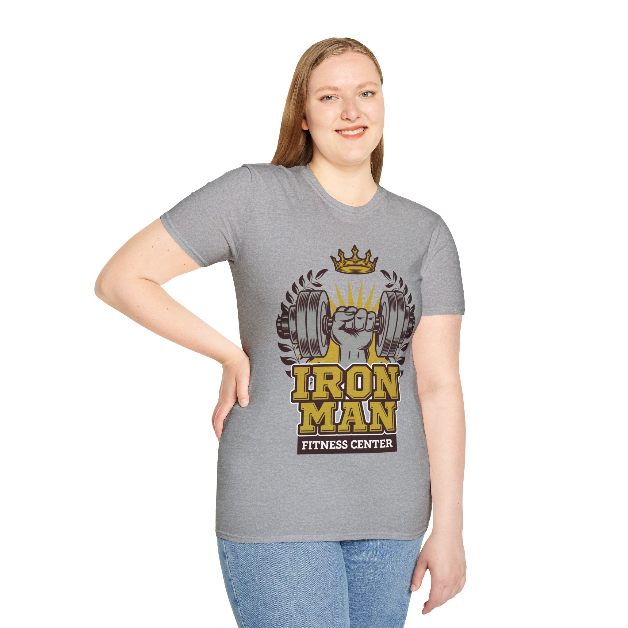 "IronMan Fitness Centre" Unisex Soft style T-Shirt