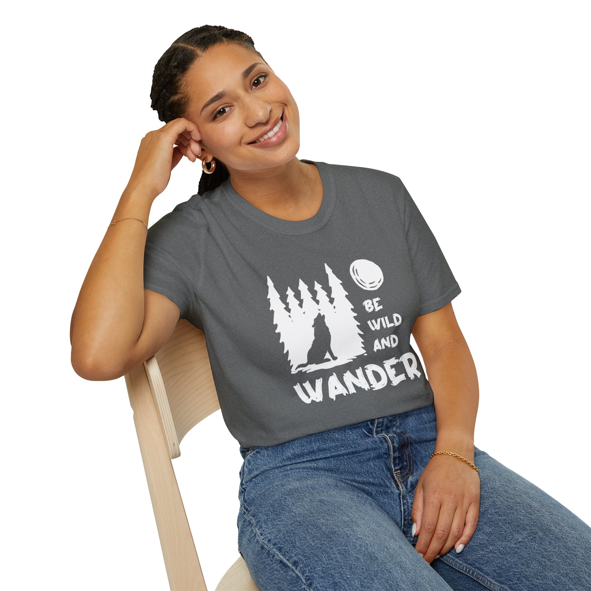 "Be WildAnd Wander" Unisex Softstyle T-Shirt