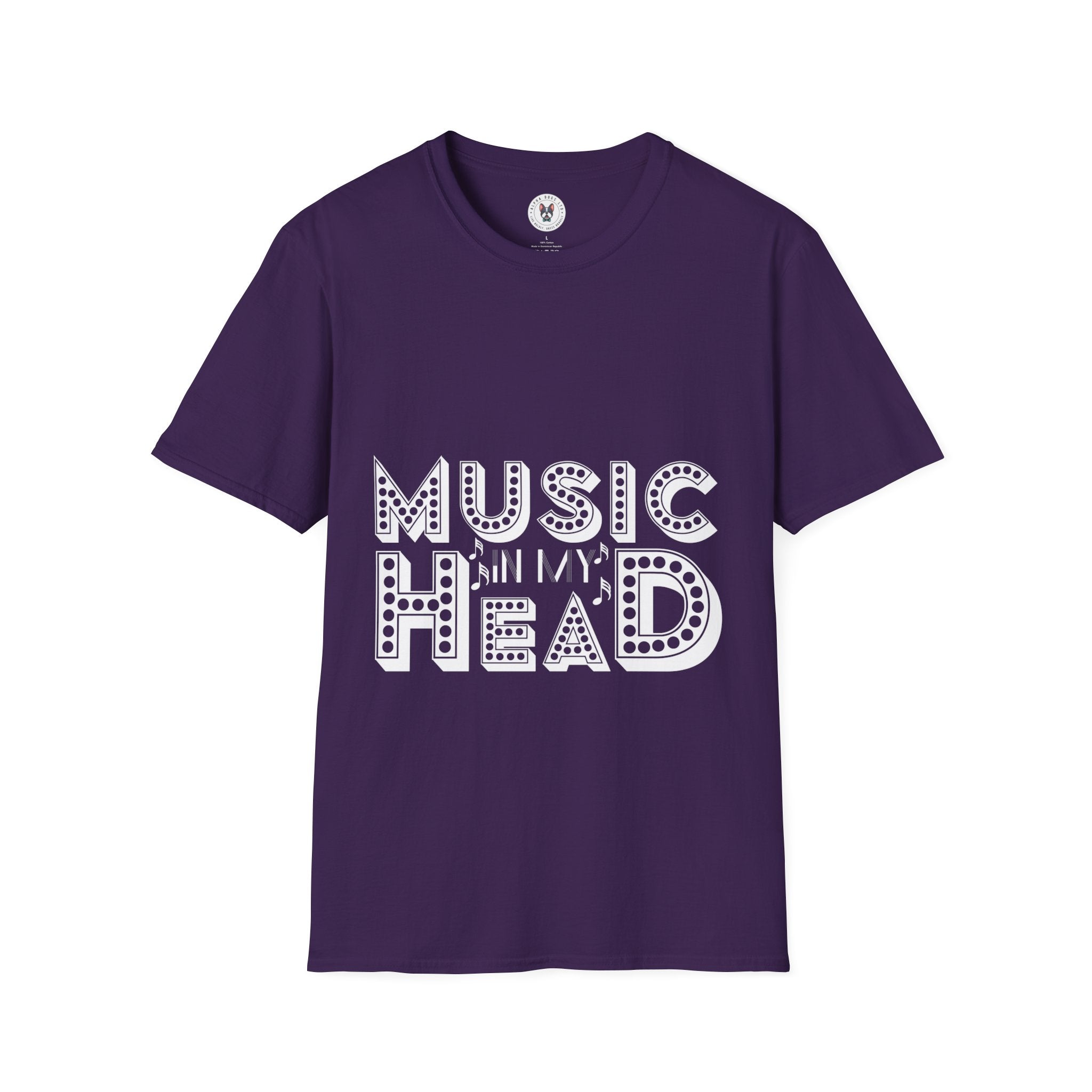 "Music In My Head" Unisex Soft style T-Shirt