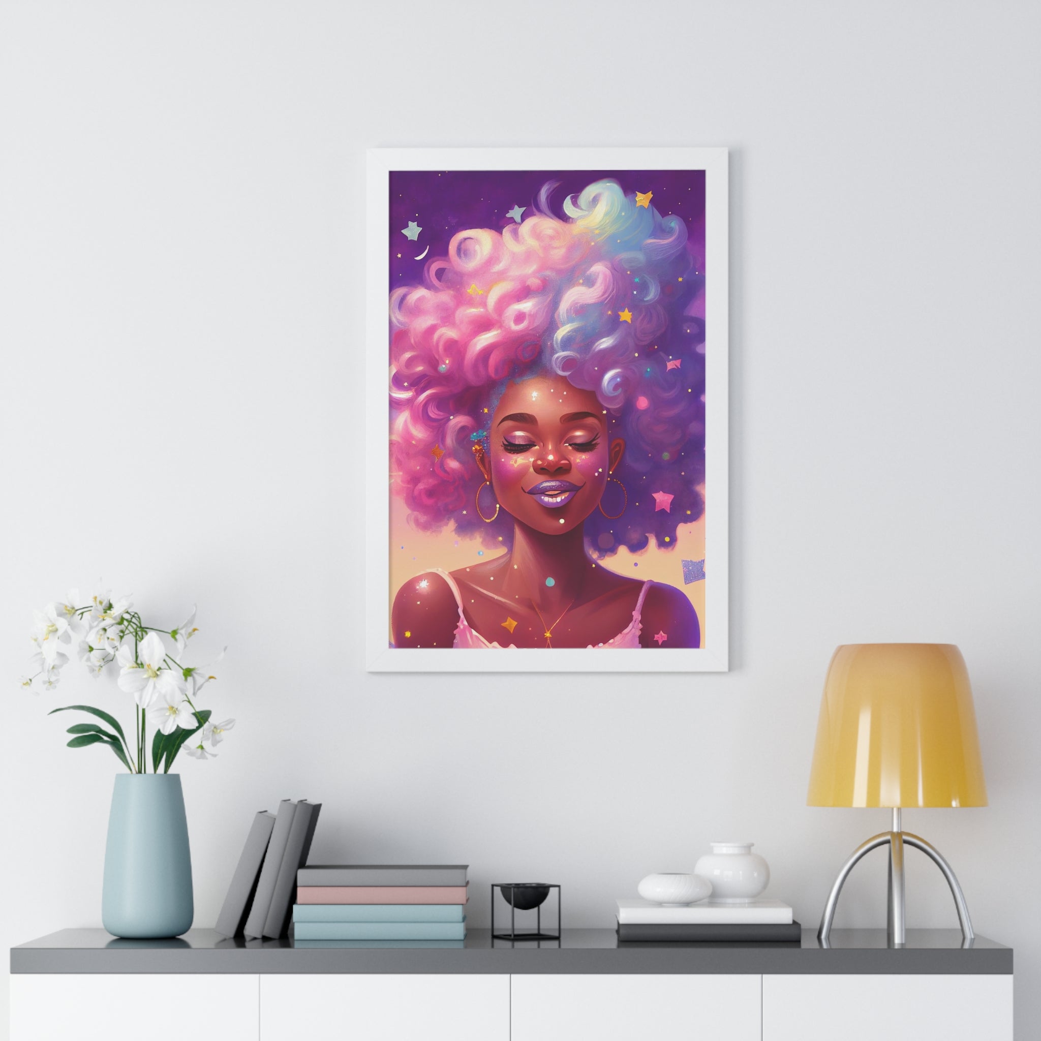 "BLACK GIRL MAGIC" Framed Vertical Poster