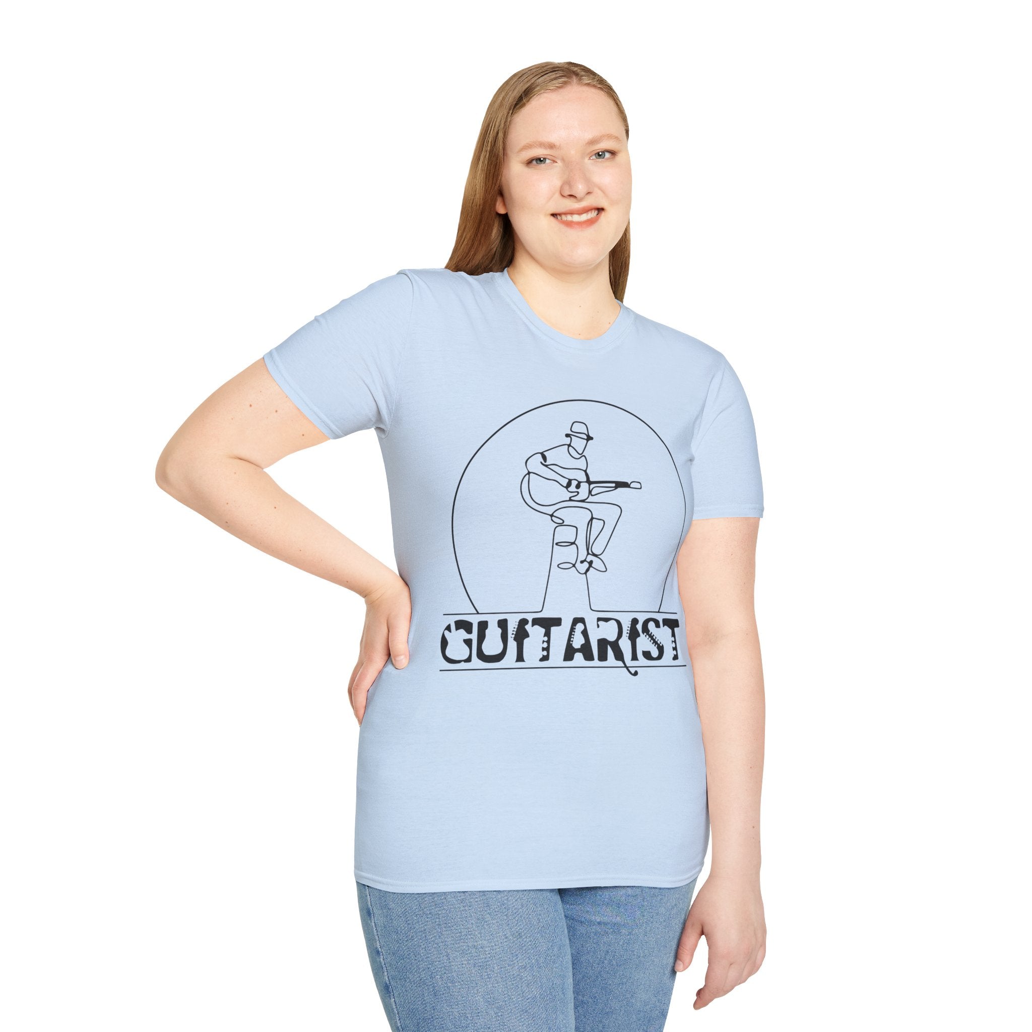 "Guitarist" Unisex Soft style T-Shirt