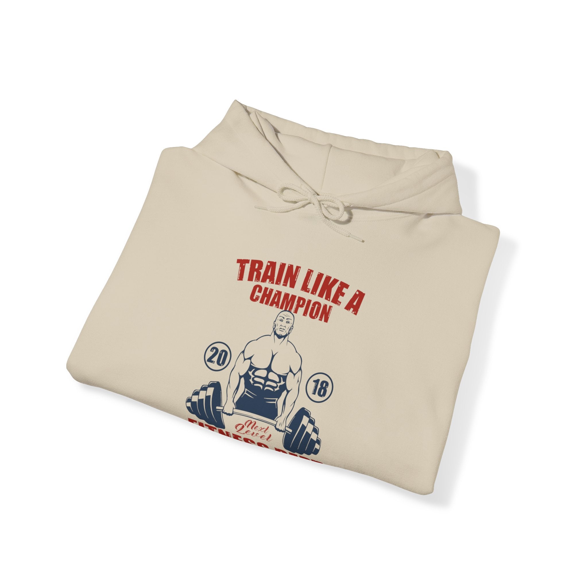 "Train Like A Champion"  Unisex Heavy Blend™ Hooded Sweatshirt