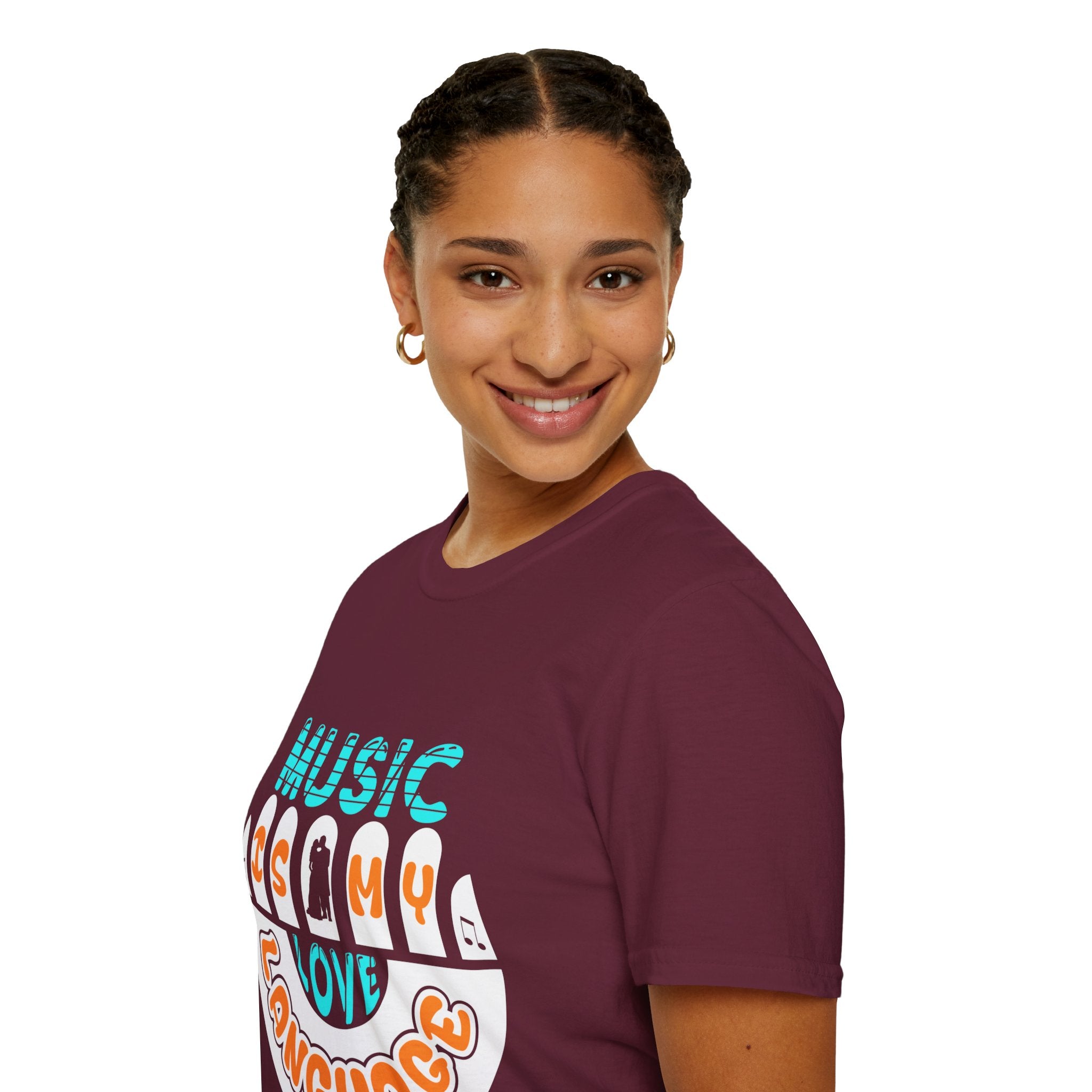 "Music In My Love Language" Unisex Soft style T-Shirt