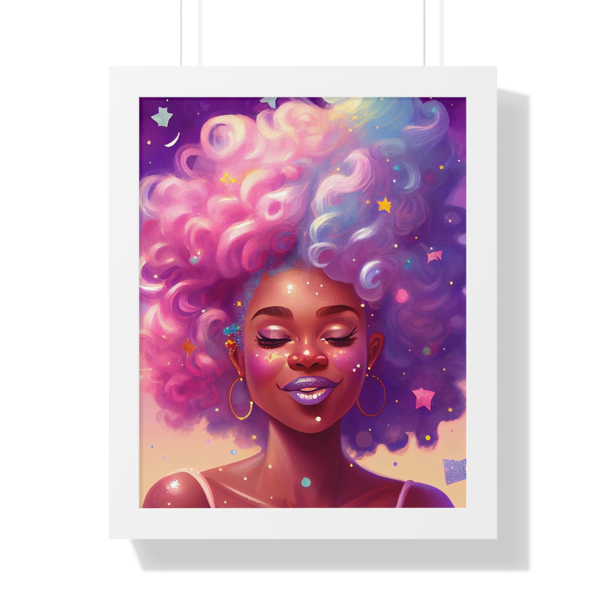 "BLACK GIRL MAGIC" Framed Vertical Poster