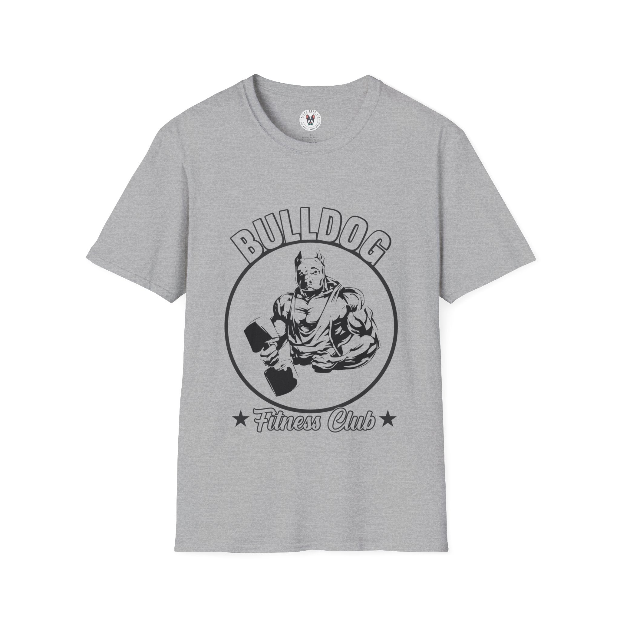 "BullDog Fitness Club" Unisex Soft style T-Shirt