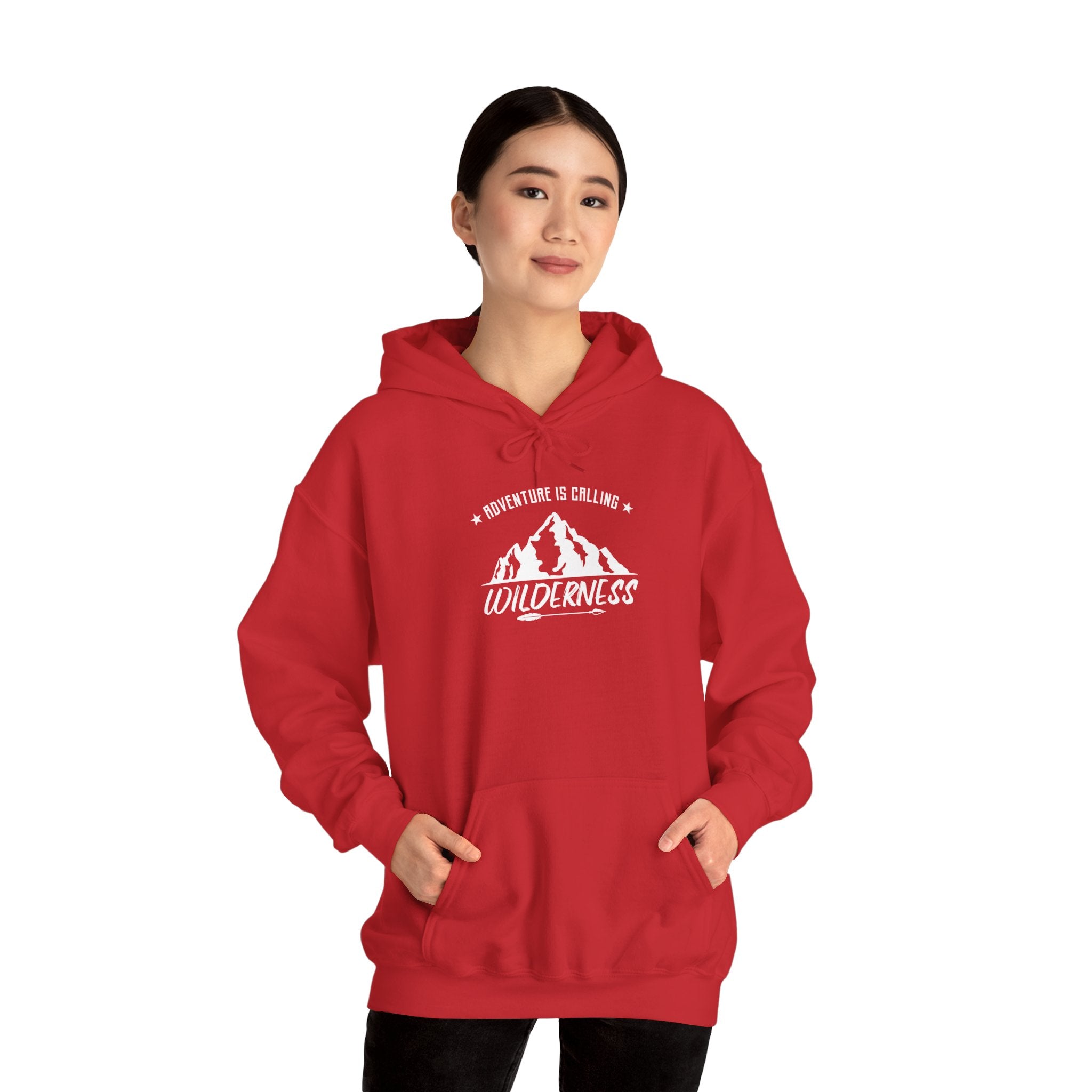 "Adventure Is Calling" Unisex Heavy Blend™ Hooded Sweatshirt