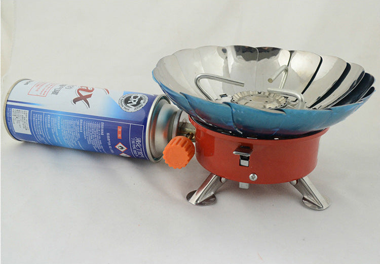 Outdoor Camping Windproof Lotus Burner